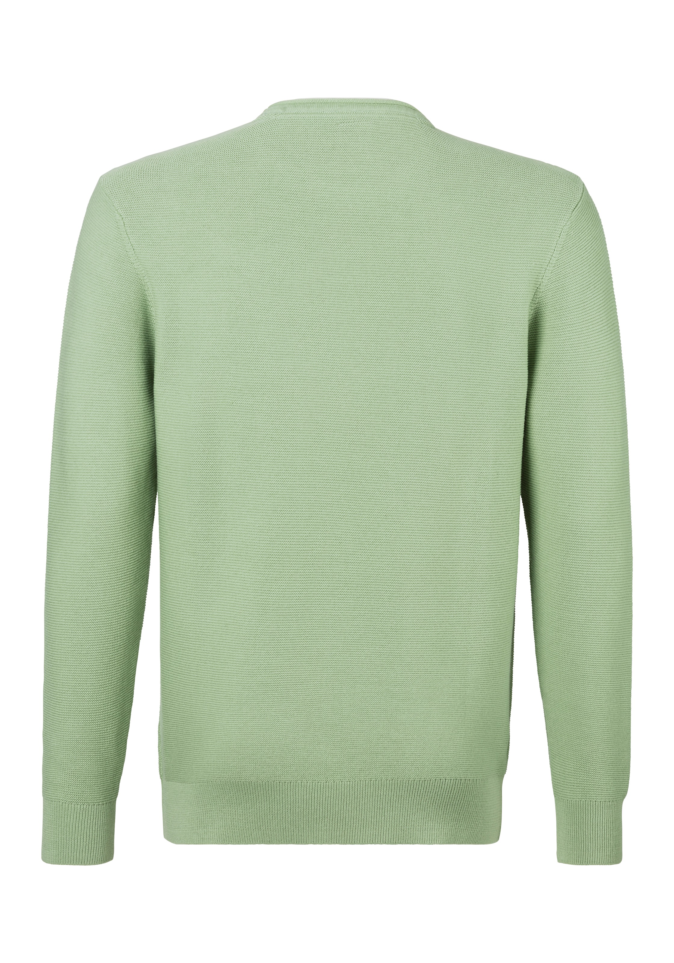 AUTHENTIC LE JOGGER Strickpullover, mit Double-Layer Optik, Pullover aus reiner Baumwolle