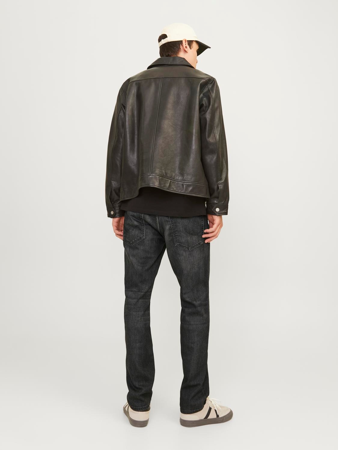 Jack & Jones Regular-fit-Jeans »JJICLARK mit Used-Look und Stretch für den Alltag«, mit Abriebeffekten