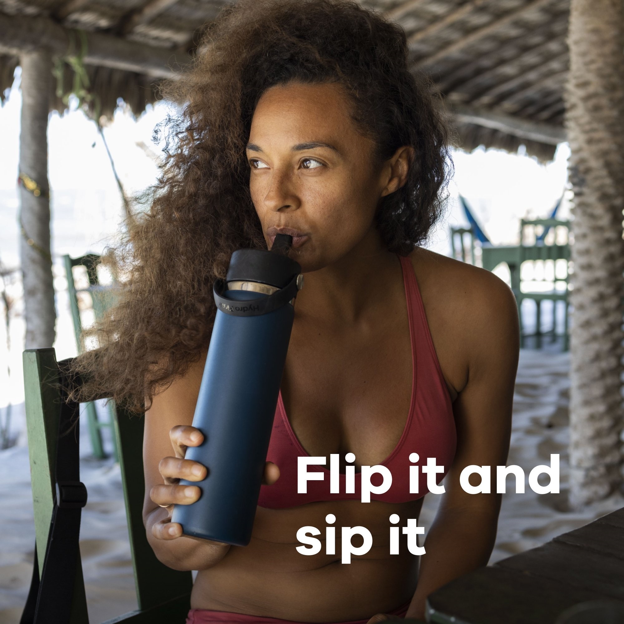 Hydro Flask Isolierflasche »32 Oz Wide Flex Straw Cap« TempShield®️ doppelwandige Vakuumisolierung