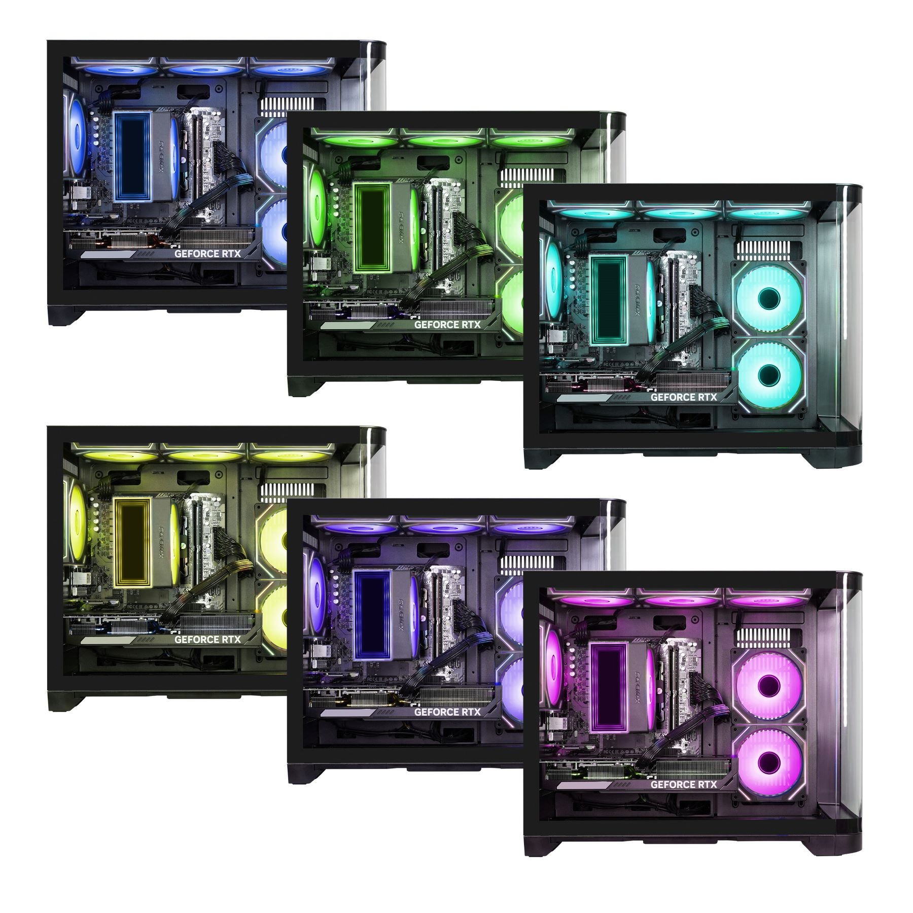 GAMEMAX PC-Komplettsystem »GigaDeal Gaming-PC-Set HYPE-M BK«, Windows 11 + Gigabyte GS32QC LED-Monitor Curved, 80 cm (32")