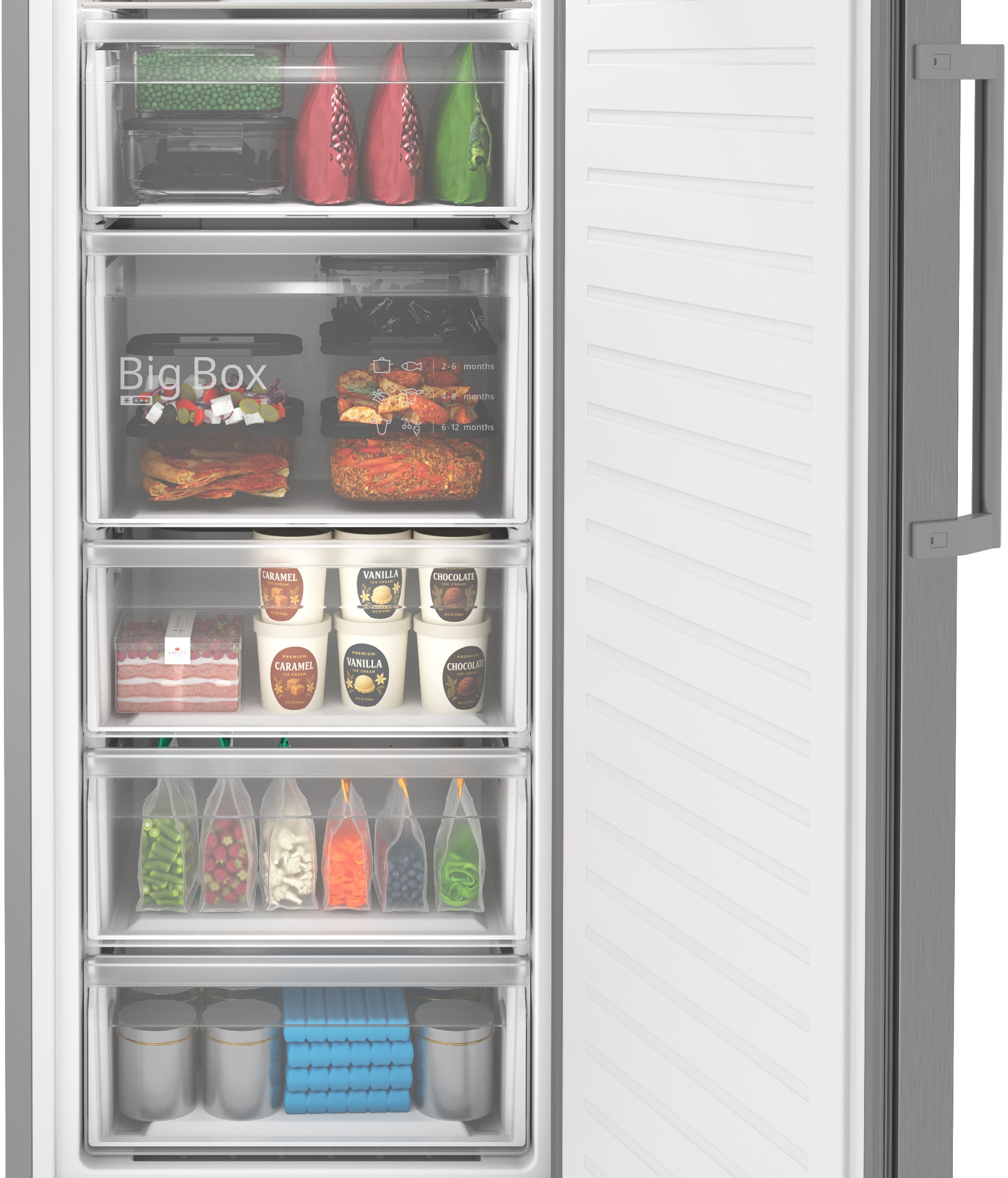 BOSCH Gefrierschrank Serie 4 »GSN36VLCG« 186,2 cm hoch 59,5 cm breit Nie wieder abtauen mit leisem No Frost Gefrierschrank.