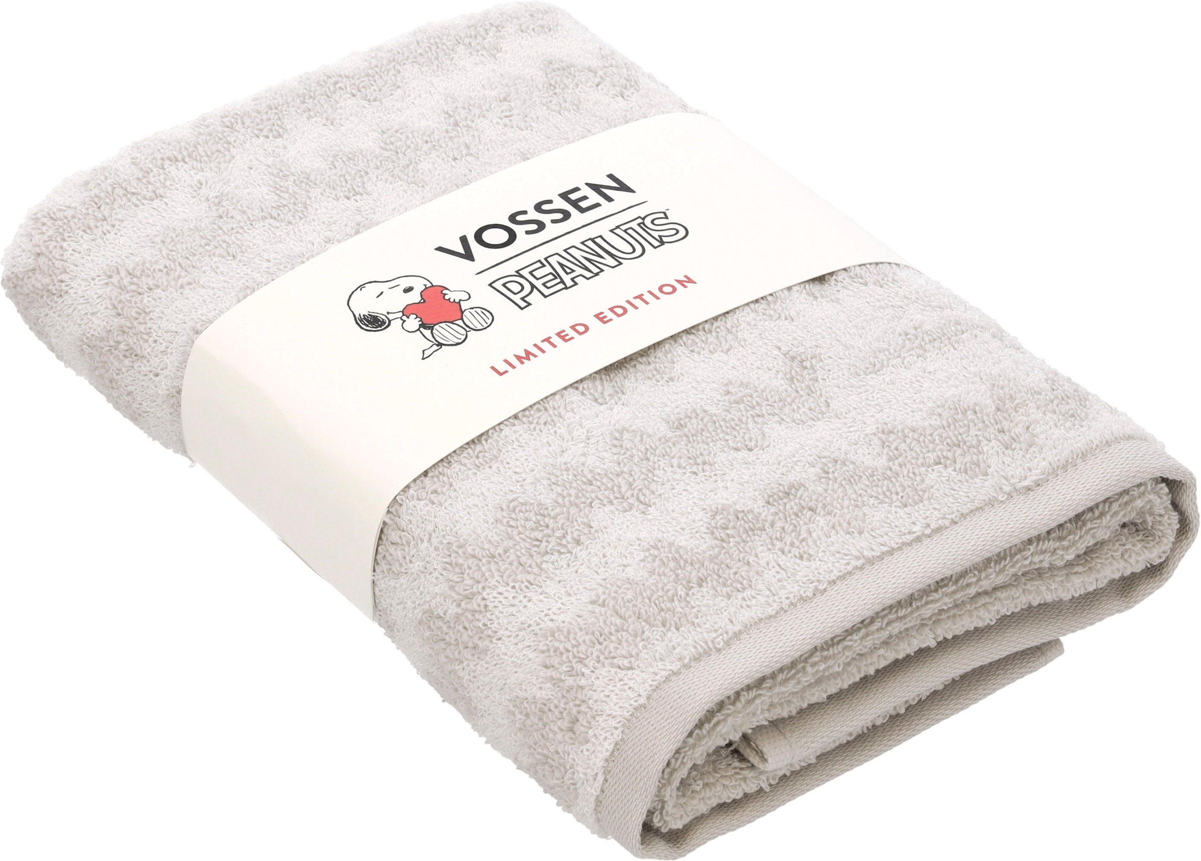 Vossen Handtuch »Charlie Brown« trendiger Jacquard im Zick-Zack Design und Charlie Brown