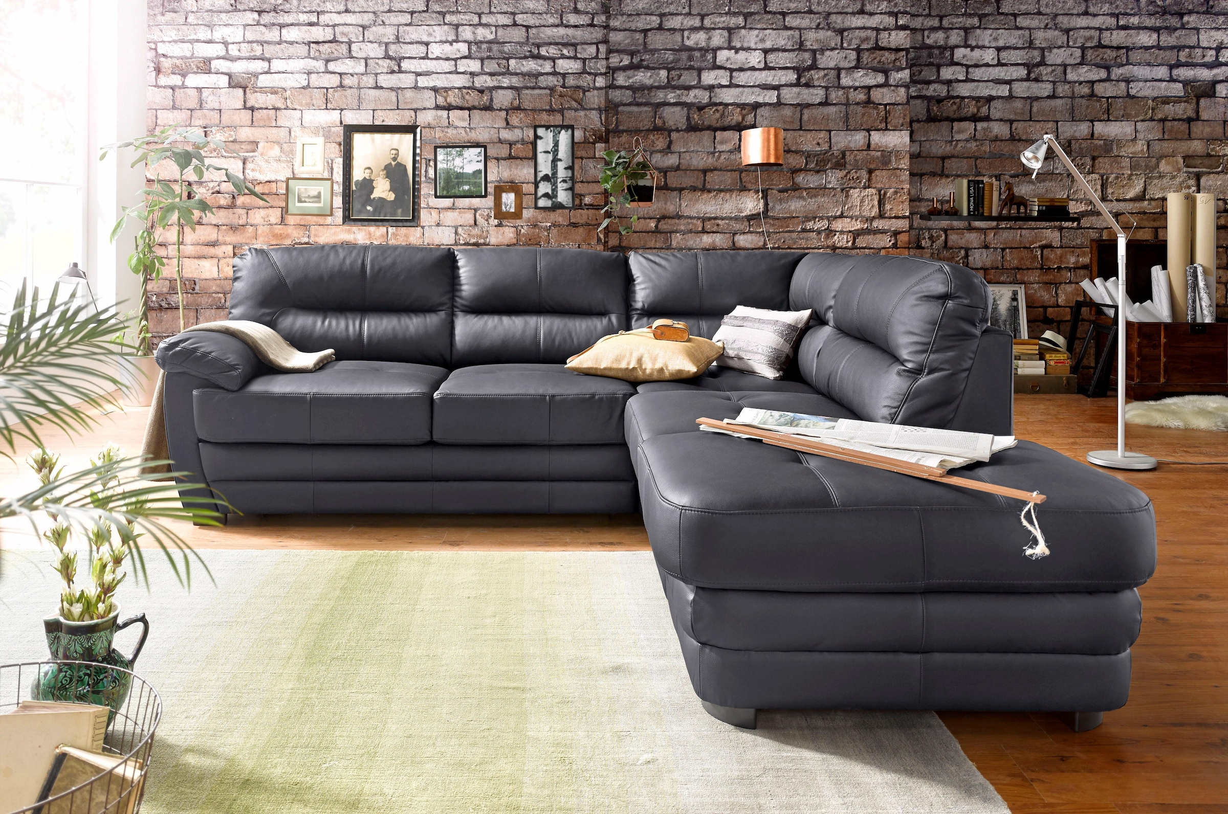 COTTA Ecksofa »Royale L-Form«, wahlweise mit Bettfunktion