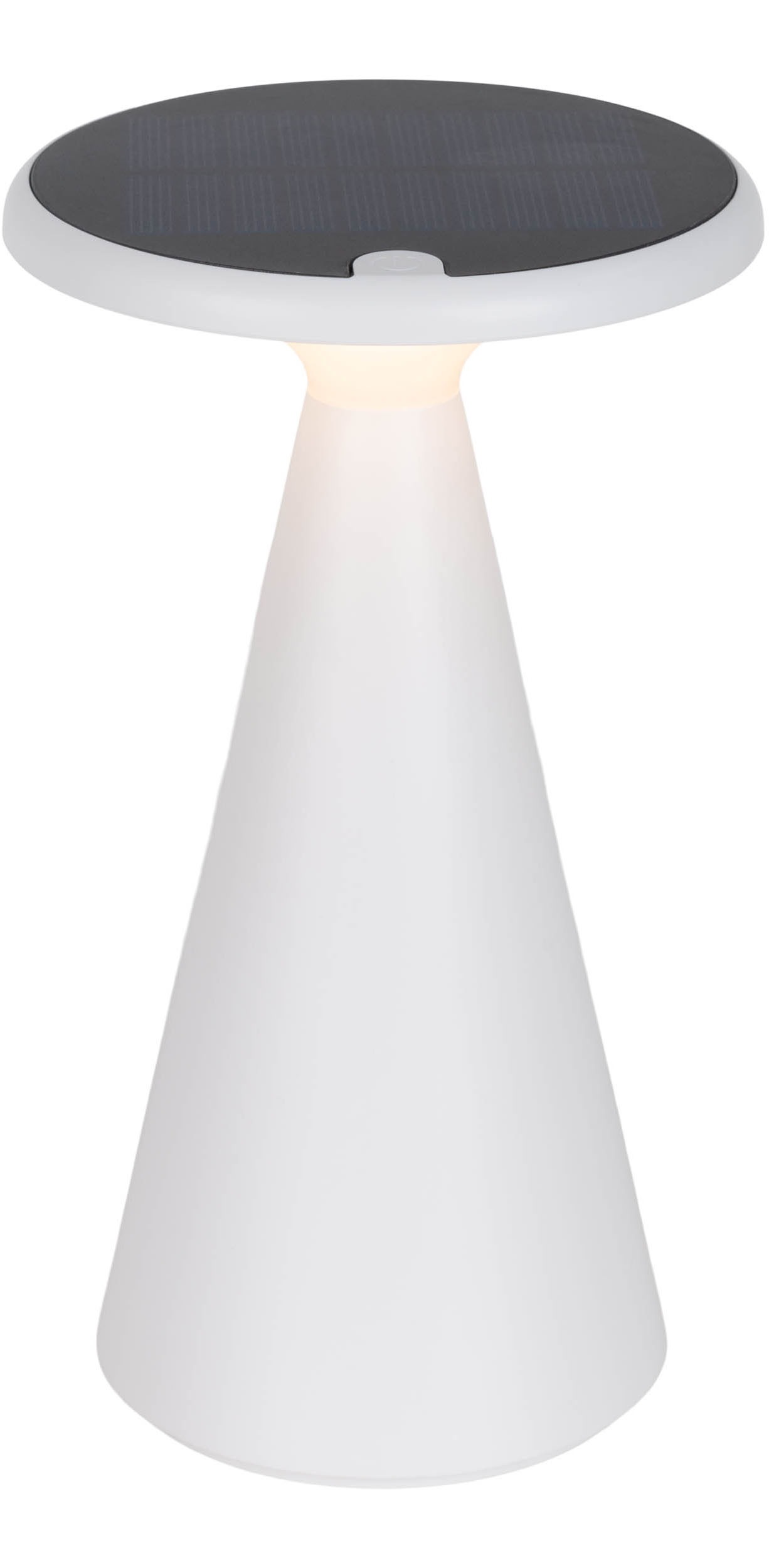 näve LED Tischleuchte »Palu«, 1 flammig, Leuchtmittel LED-Modul | LED wechselbar, Solar-/Akkubetrieb, Touch, Dimmbar, Memory, USB-C-Ladekabel, warmweiß