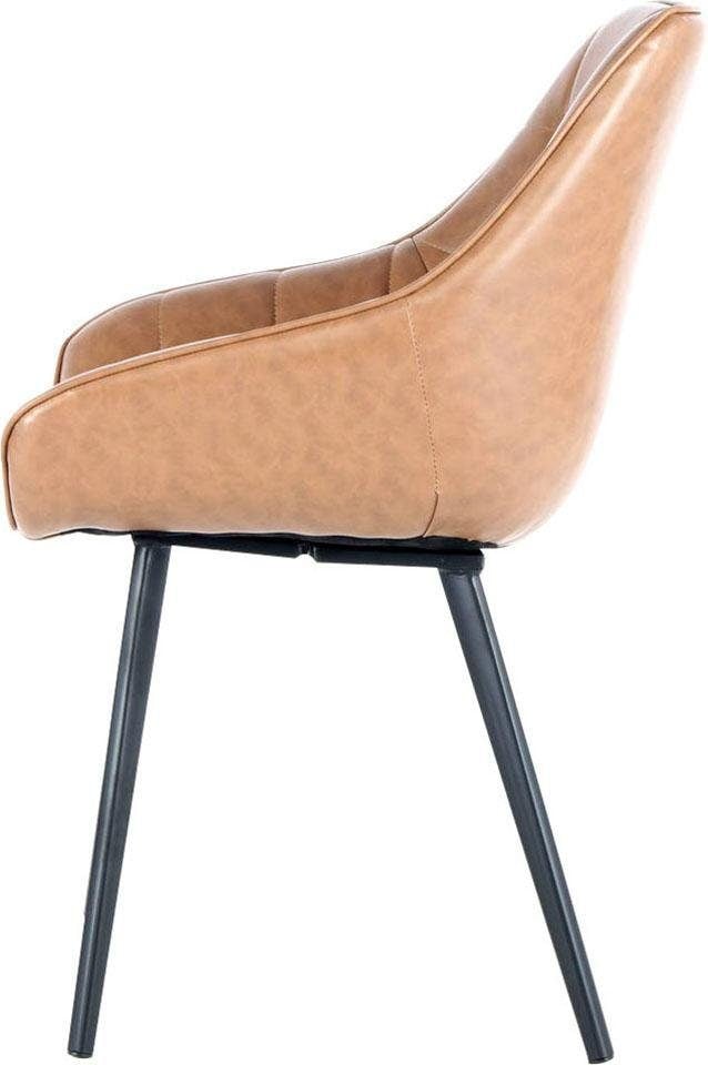 Kayoom Stuhl »Demi 325 2er-Set, Relax-Sessel, unifarbenes Farbgestaltung«, (Set), 2 St., pflegeleicht, elegante Aufmachung, in dezenten Farben