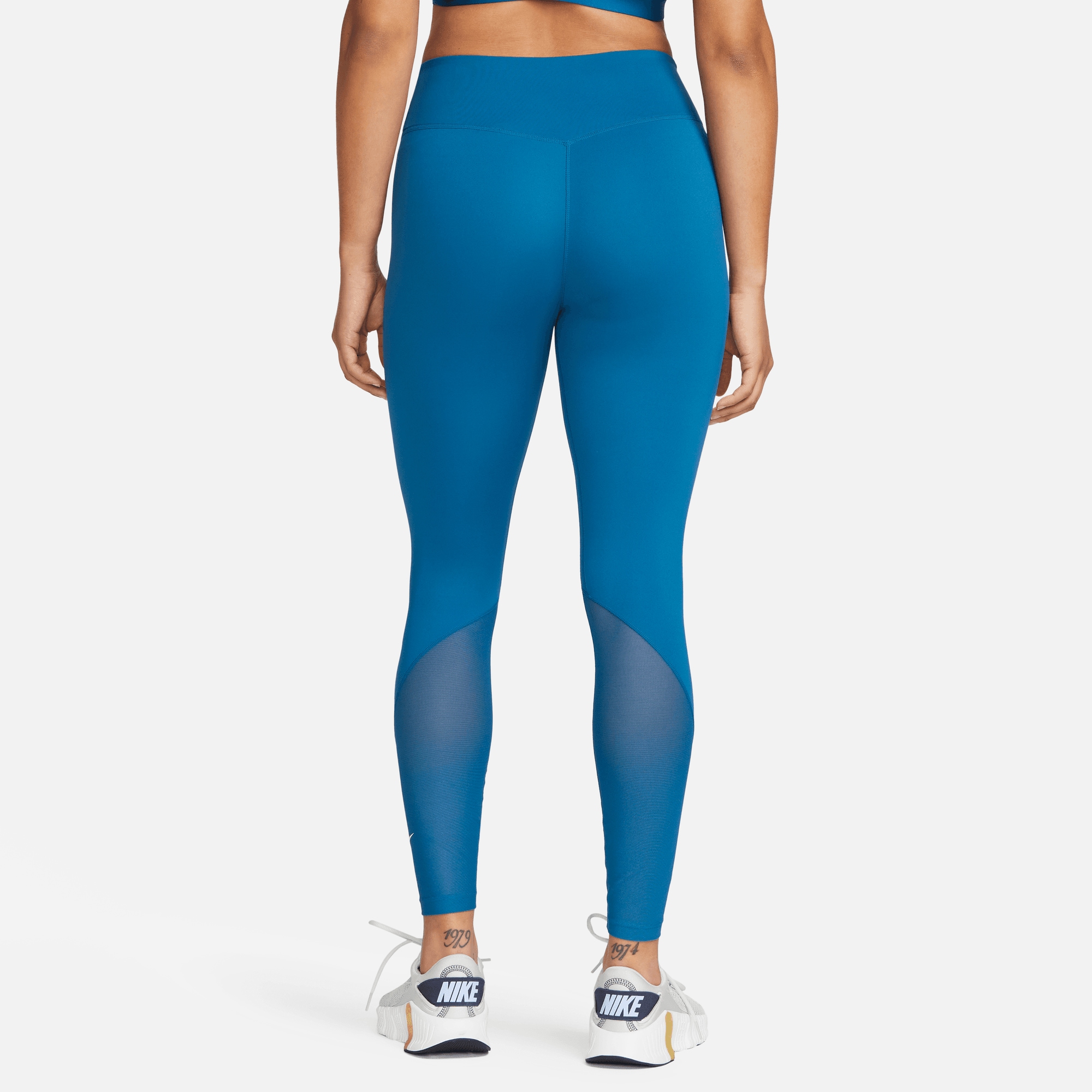 Nike Trainingstights »ONE WOMEN'S MID-RISE / MESH-PANELED LEGGINGS«