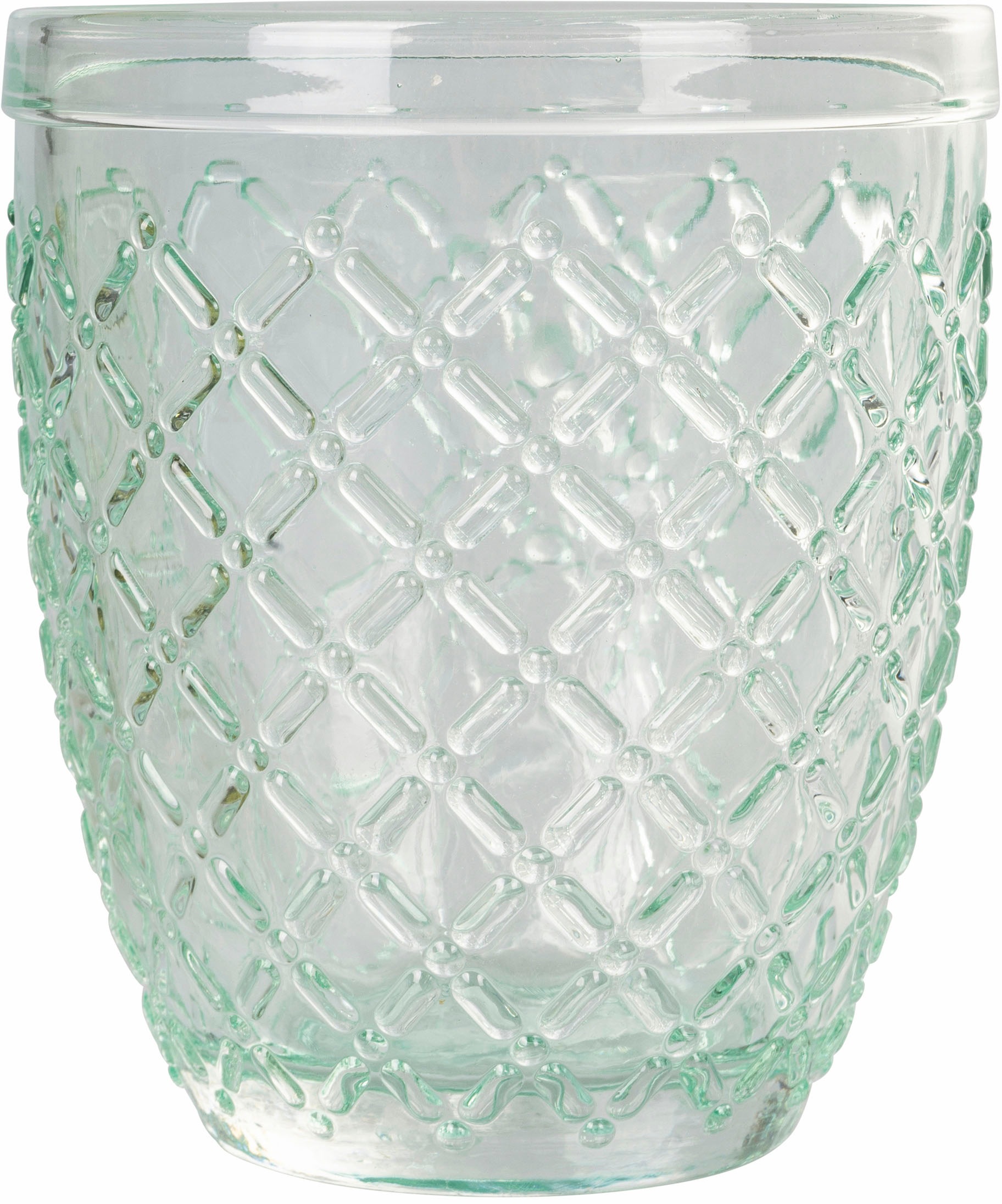 Villa d'Este Gläser-Set »Castle Greenery«, (Set, 6 tlg.), Wassergläser-Set, 6-teilig, Inhalt 350 ml