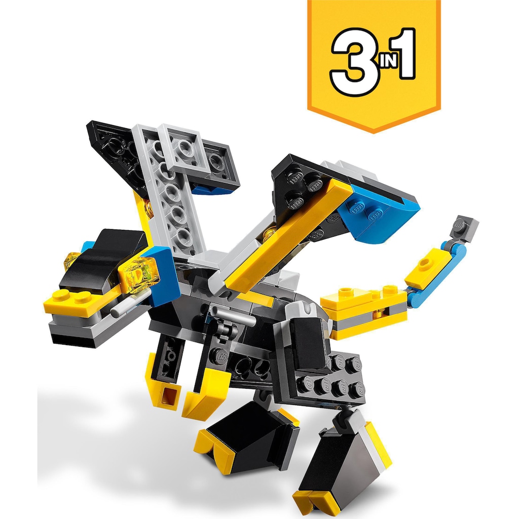 LEGO® Konstruktionsspielsteine »Super-Mech (31124), LEGO® Creator 3in1«, (159 St.)