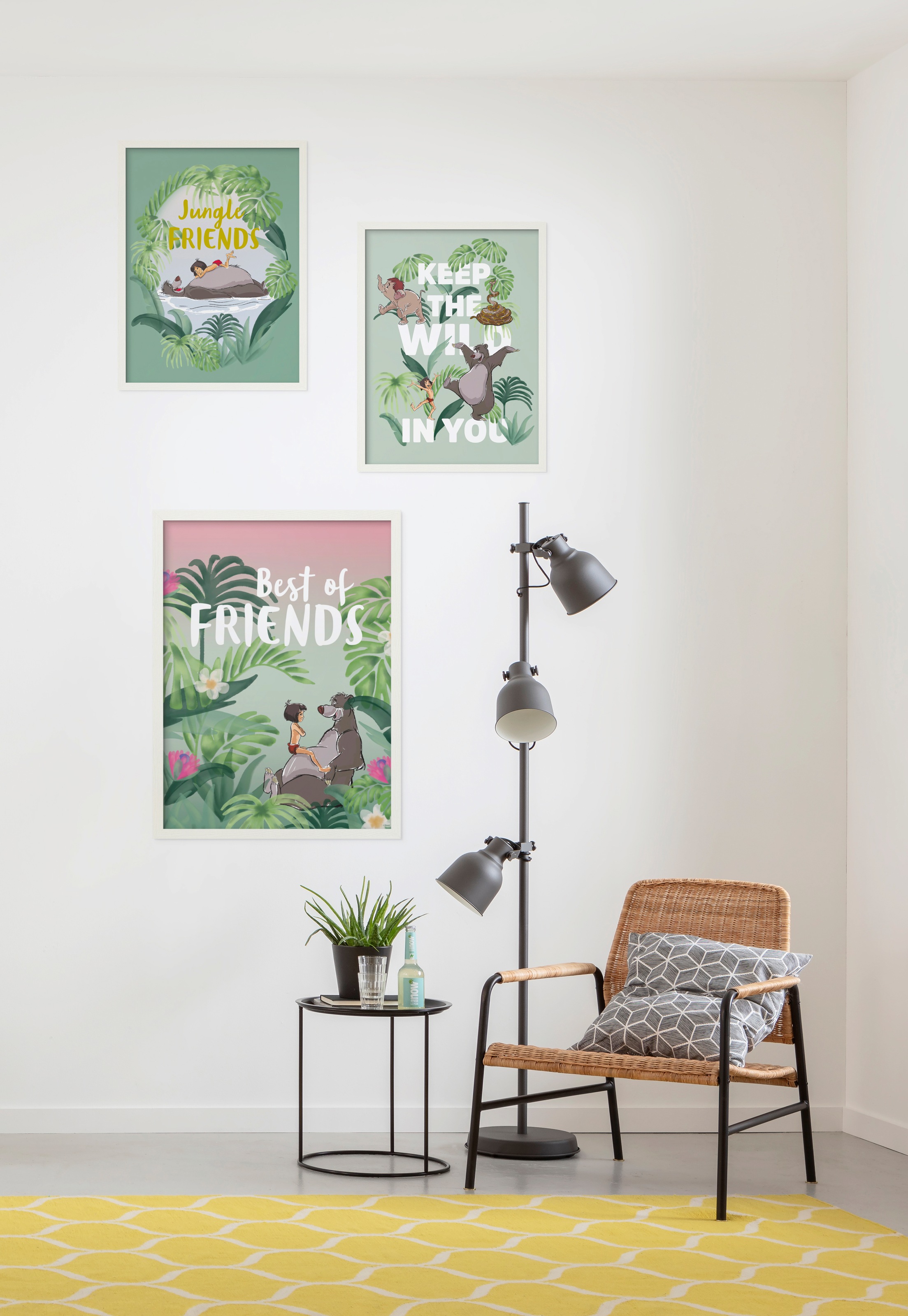 Komar Bild »Jungle Book Keep the Wild«, Disney, (1 St.), Wandbild zur Dekoration im Kinderzimmer - ohne Rahmen