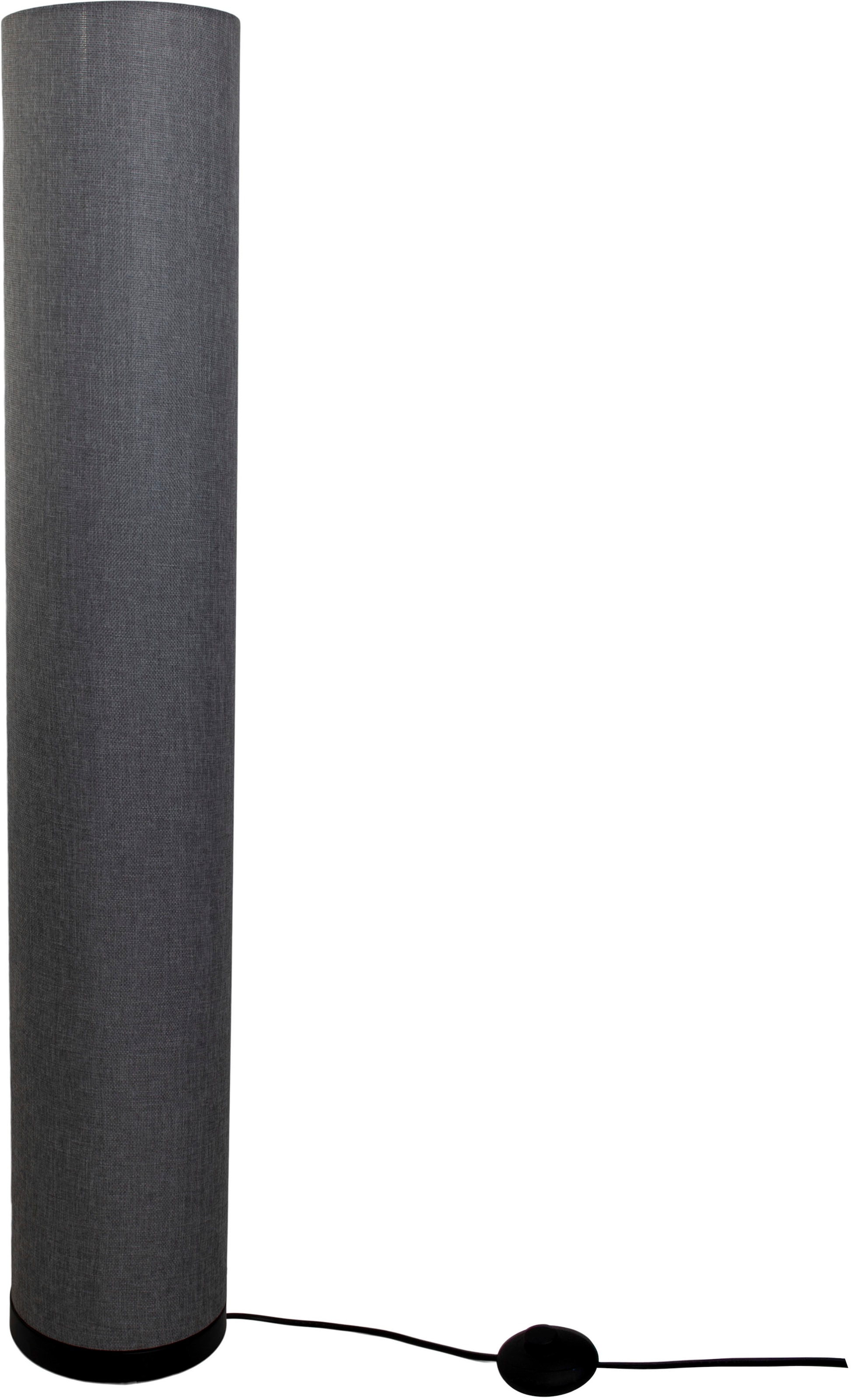 näve Stehlampe »Beate«, 3 flammig-flammig, Metall/Textil, exkl. 3x E27 max. 40W, Höhe: 110cm, Farbe: grau