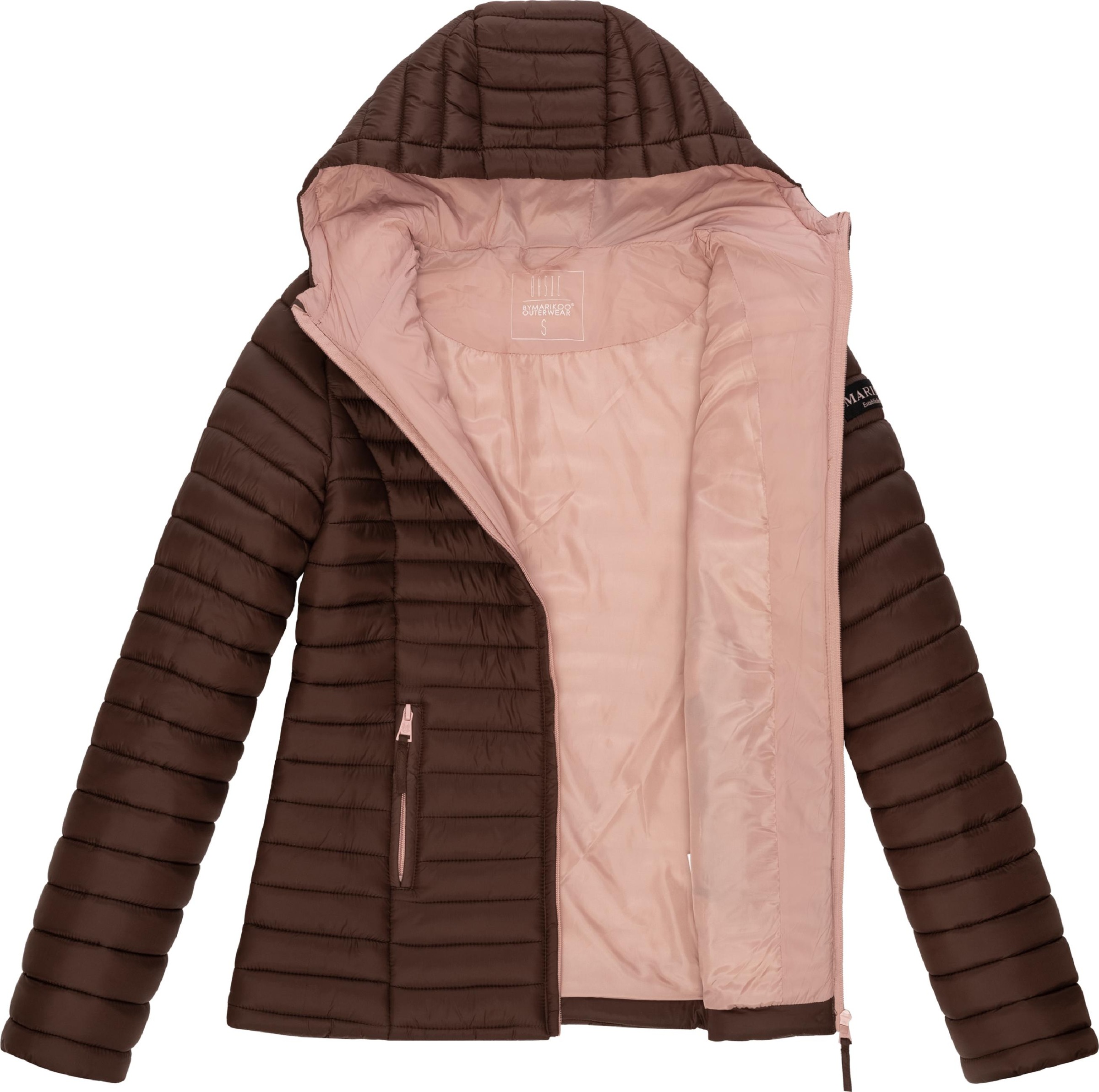 Marikoo Steppjacke »Übergangsjacke Asraa« mit Kapuze