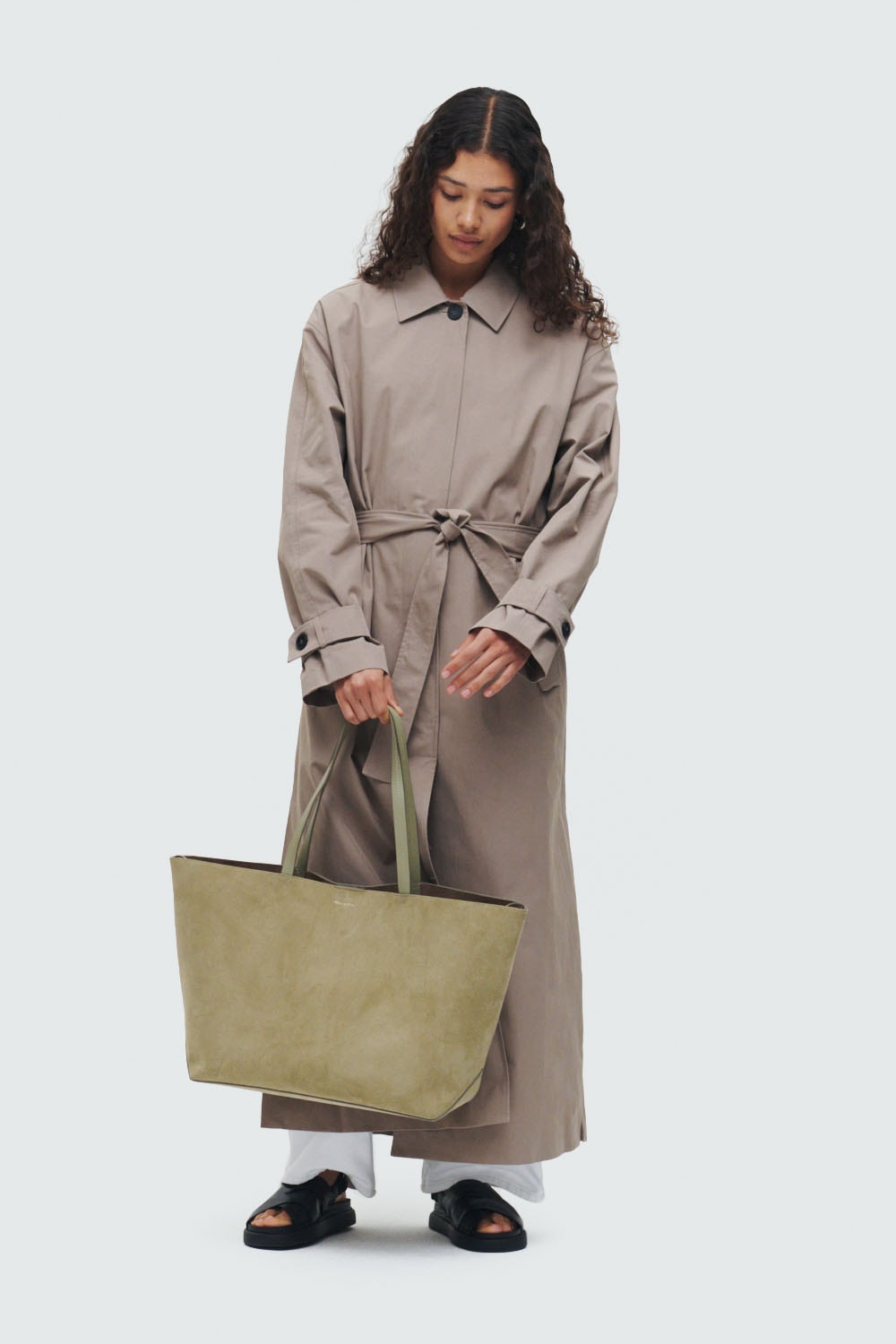Calvin Klein Jeans Trenchcoat »TRENCH COAT«, mit Eingrifftaschen, mitLogopatch