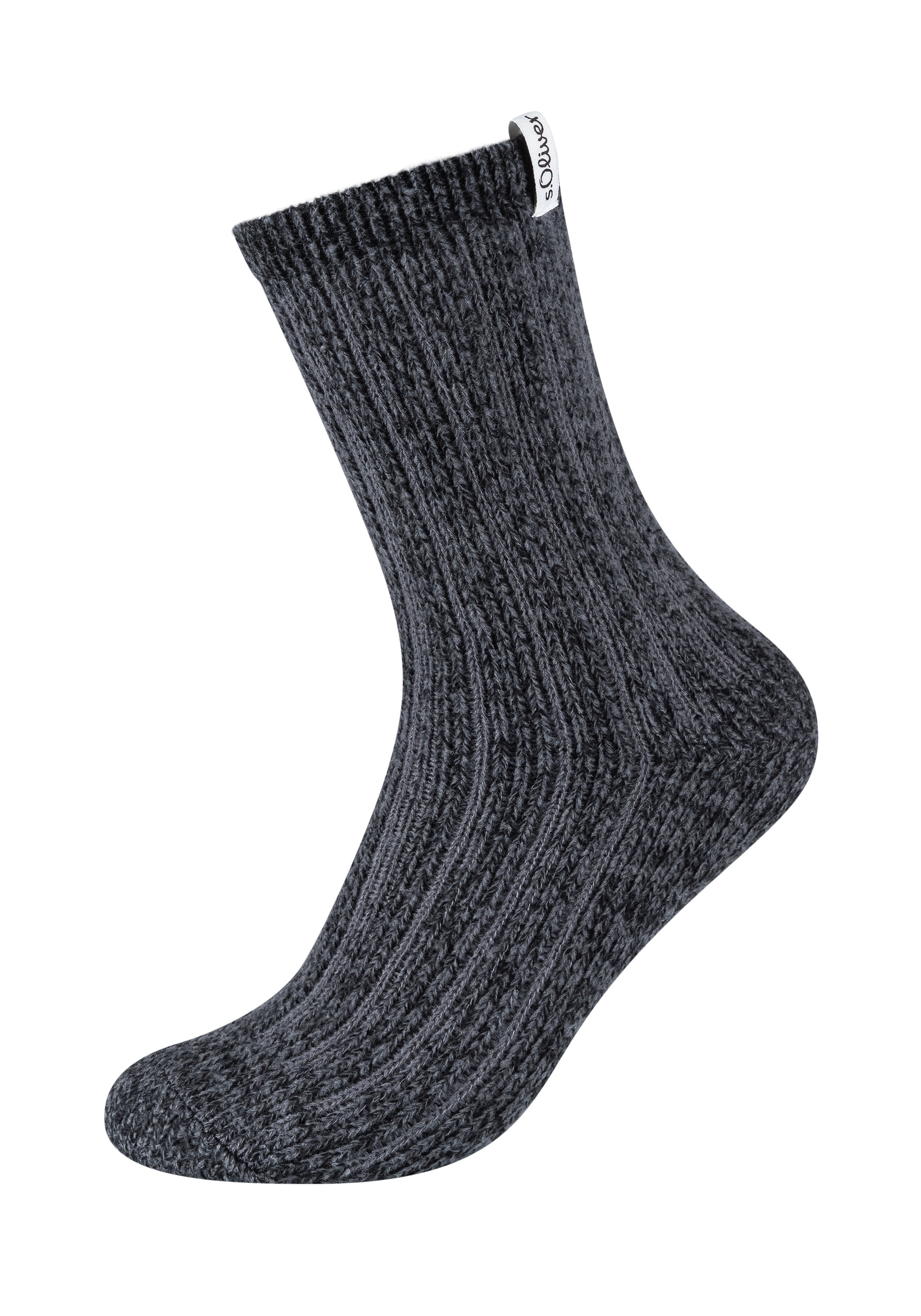 s.Oliver Socken wärmende, kuschelige Qualität, mit weichen Zehennähten