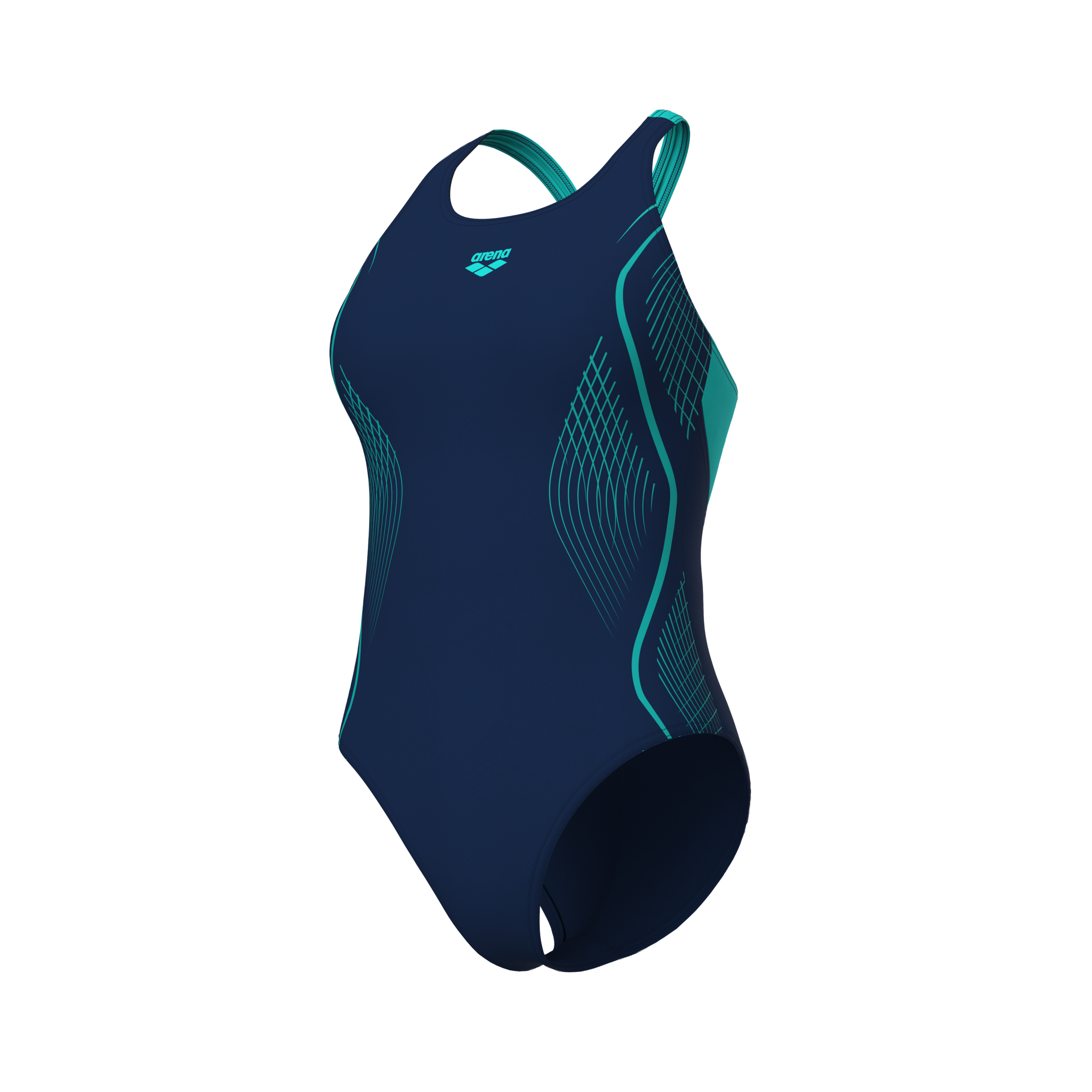 Arena Badeanzug »WOMEN'S ARENA GRID SWIMSUIT V BACK GRAPHIC« 1 Stk.