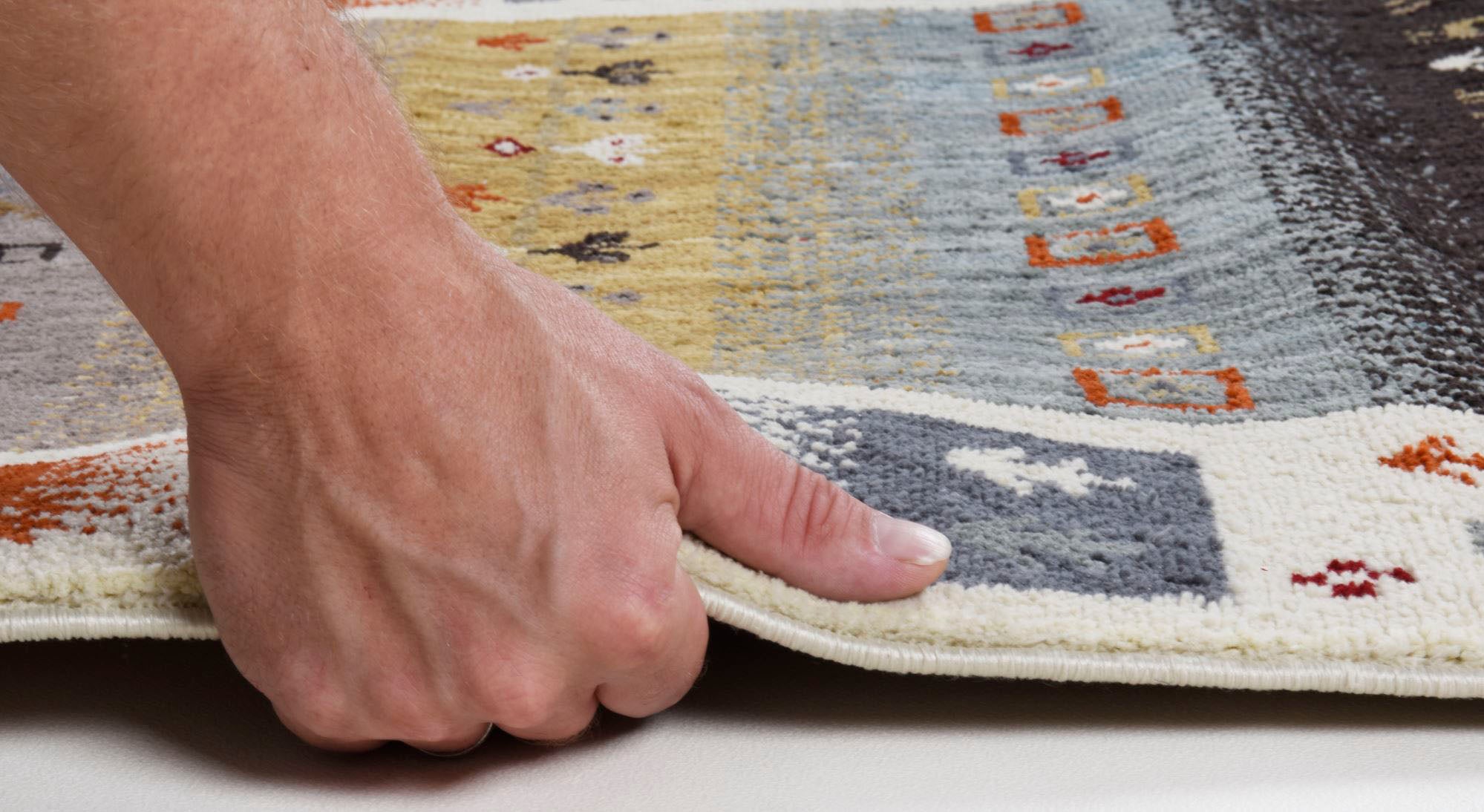 Gino Falcone Teppich »Francecso 24722« rechteckig 14 mm Höhe besonders weich durch Microfaser, ideal im Wohnzimmer & Schlafzimmer