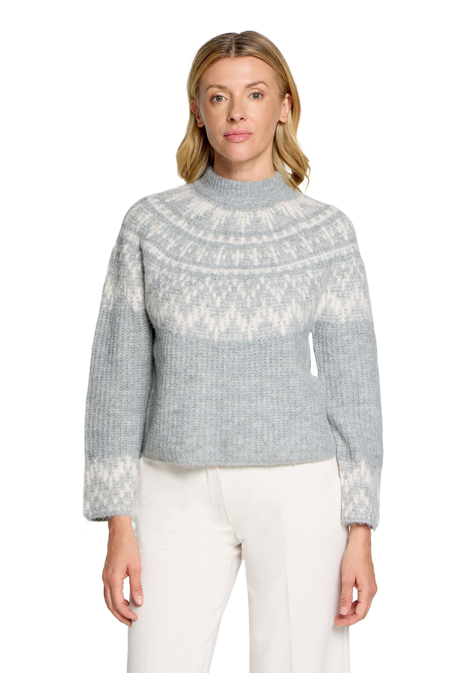 Betty&Co Strickpullover »Strickpullover mit Jacquard«