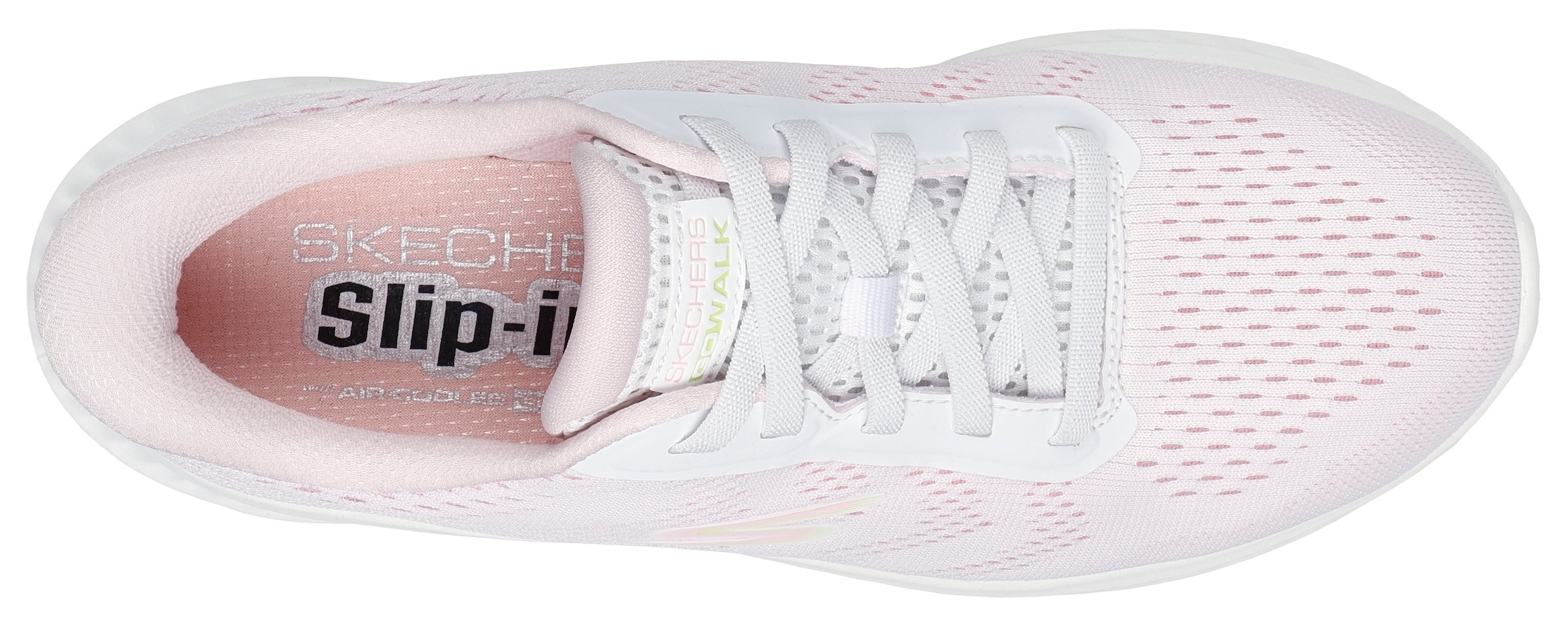 Skechers Slip-On Sneaker »GO WALK NOW-KHLOE«, Freizeitschuh mit Fersenkissen und Slip-ins Technologie