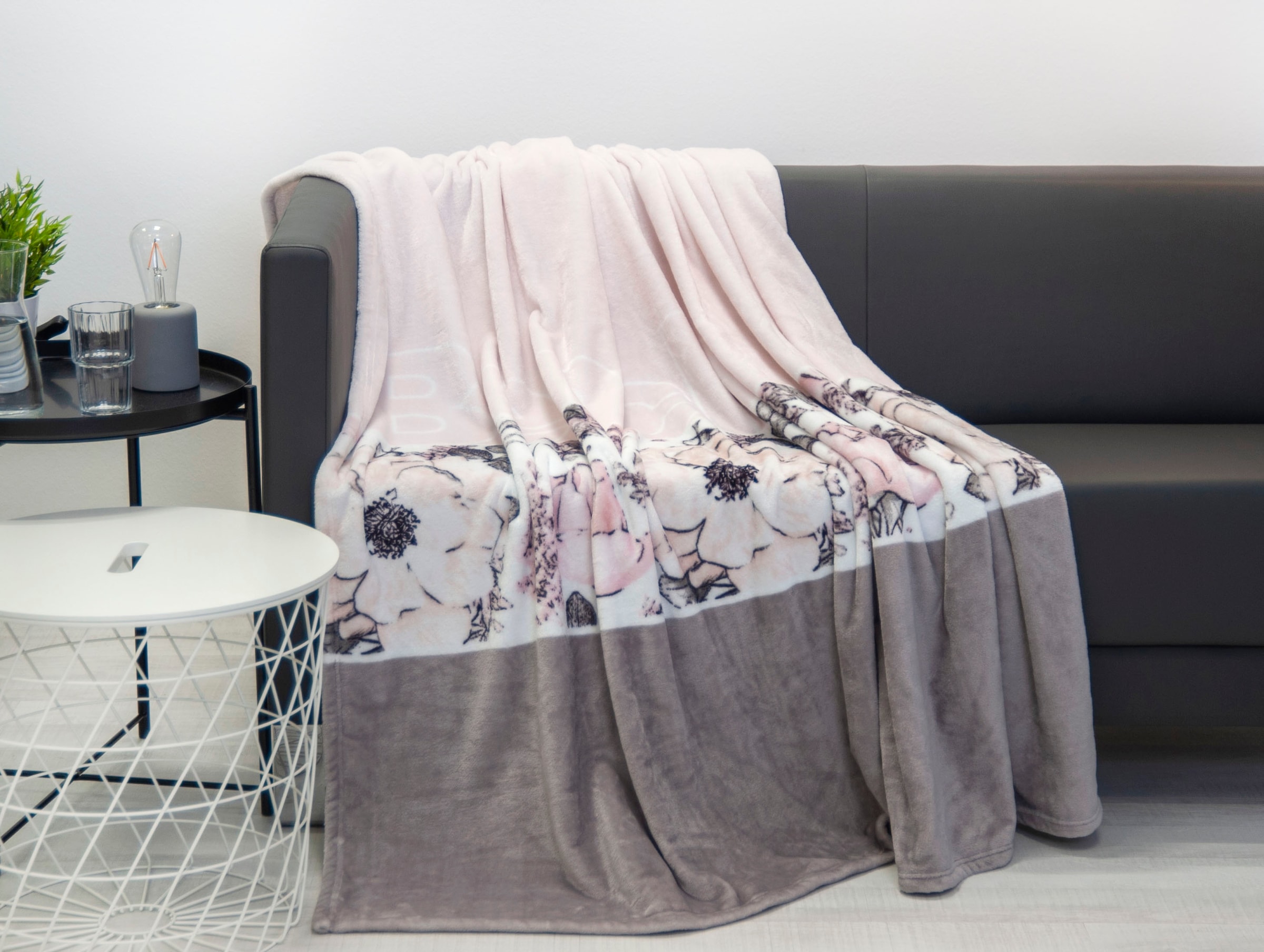 Bench. Wohndecke »Bench« samtweiche Wellsoft-Decke, Kuscheldecke