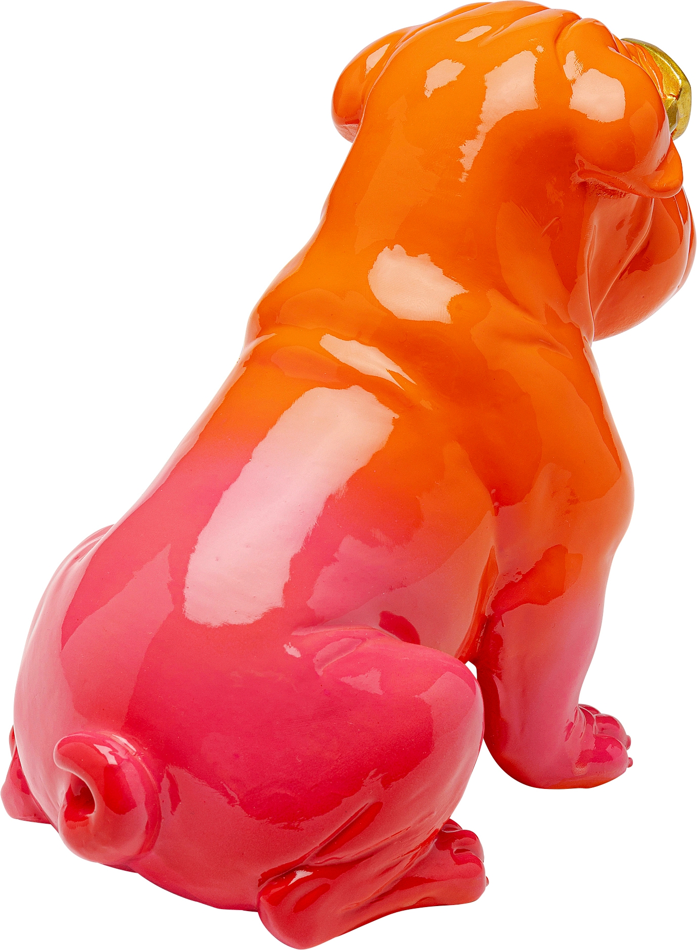 Kare Design Dekofigur »Fashion Dog Orange 17cm«
