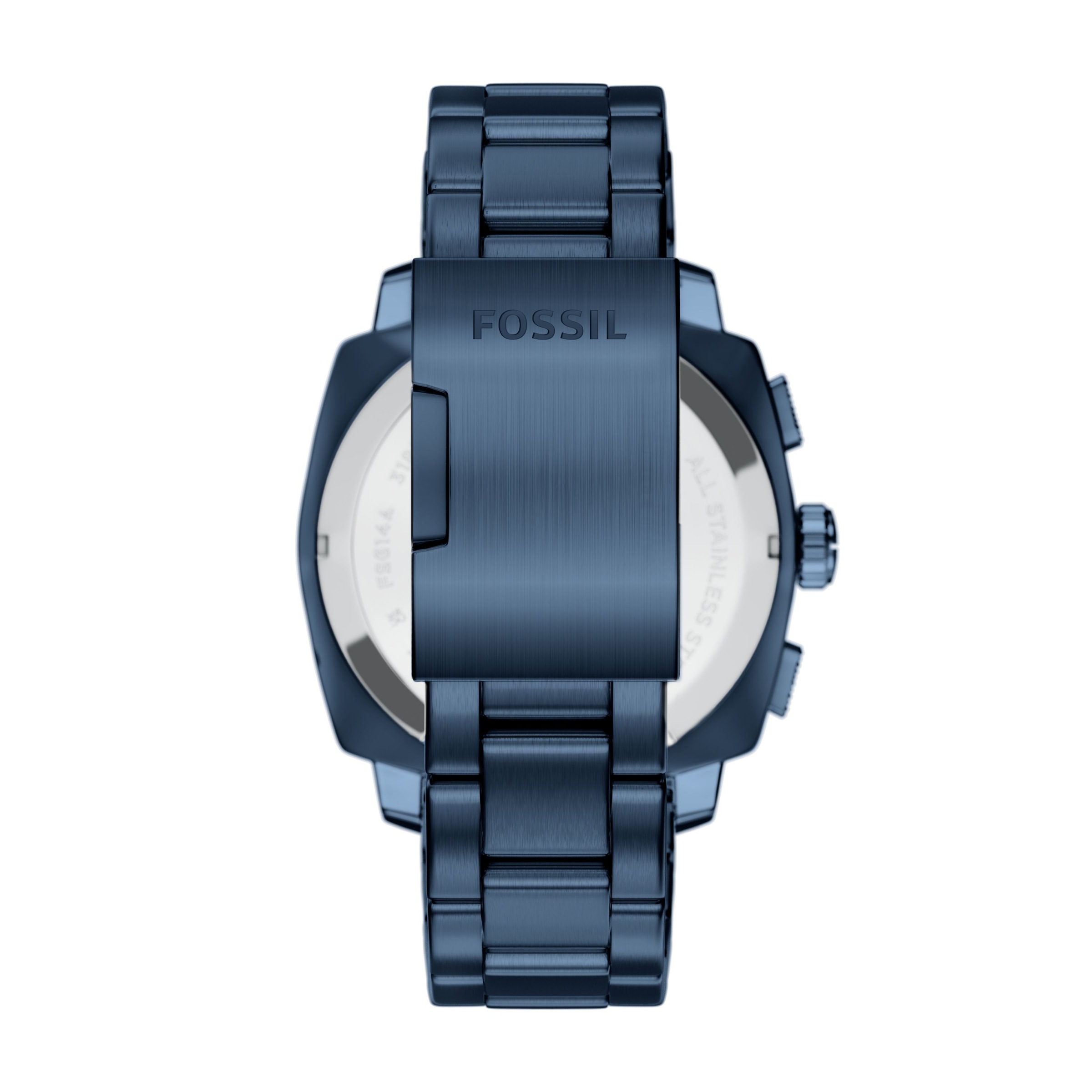 Fossil Chronograph »Machine« Quarzuhr, Armbanduhr, Herrenuhr, Edelstahlarmband, analog