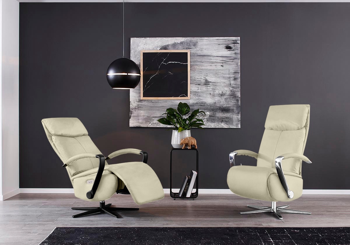 W.SCHILLIG Relaxsessel »rumbaa« wahlweise mit Doppelmotor, in Größen S, M & L, mit 5-Sternfuß