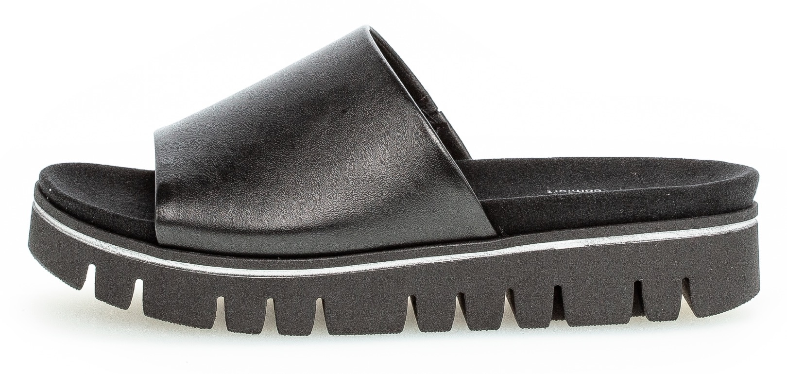 Gabor Pantolette, Plateau, Sommerschuh, Schlappen in Komfortschuhweite G (=weit)