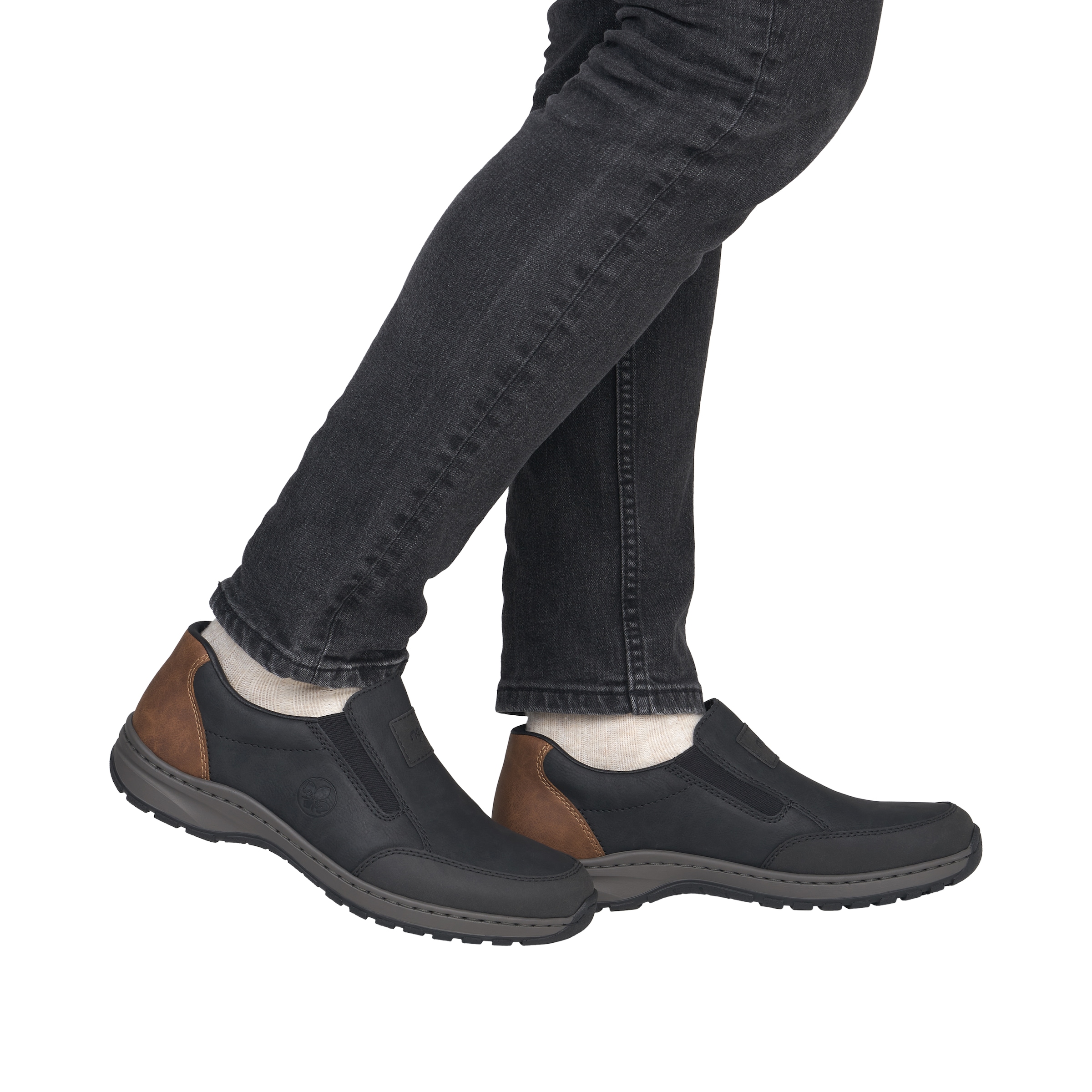 Rieker Slipper  Schlupfschuh, Halbschuh, Freizeitschuh in bequemer Weite G (weit)