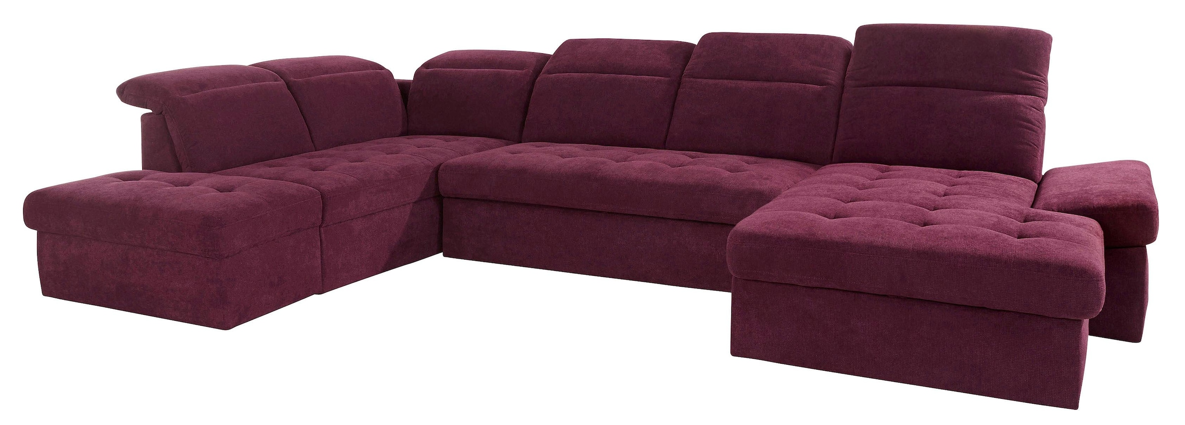 sit&more Wohnlandschaft »Stardust U-Form«, inklusive Kopfteilverstellung und Armlehnenfunktion