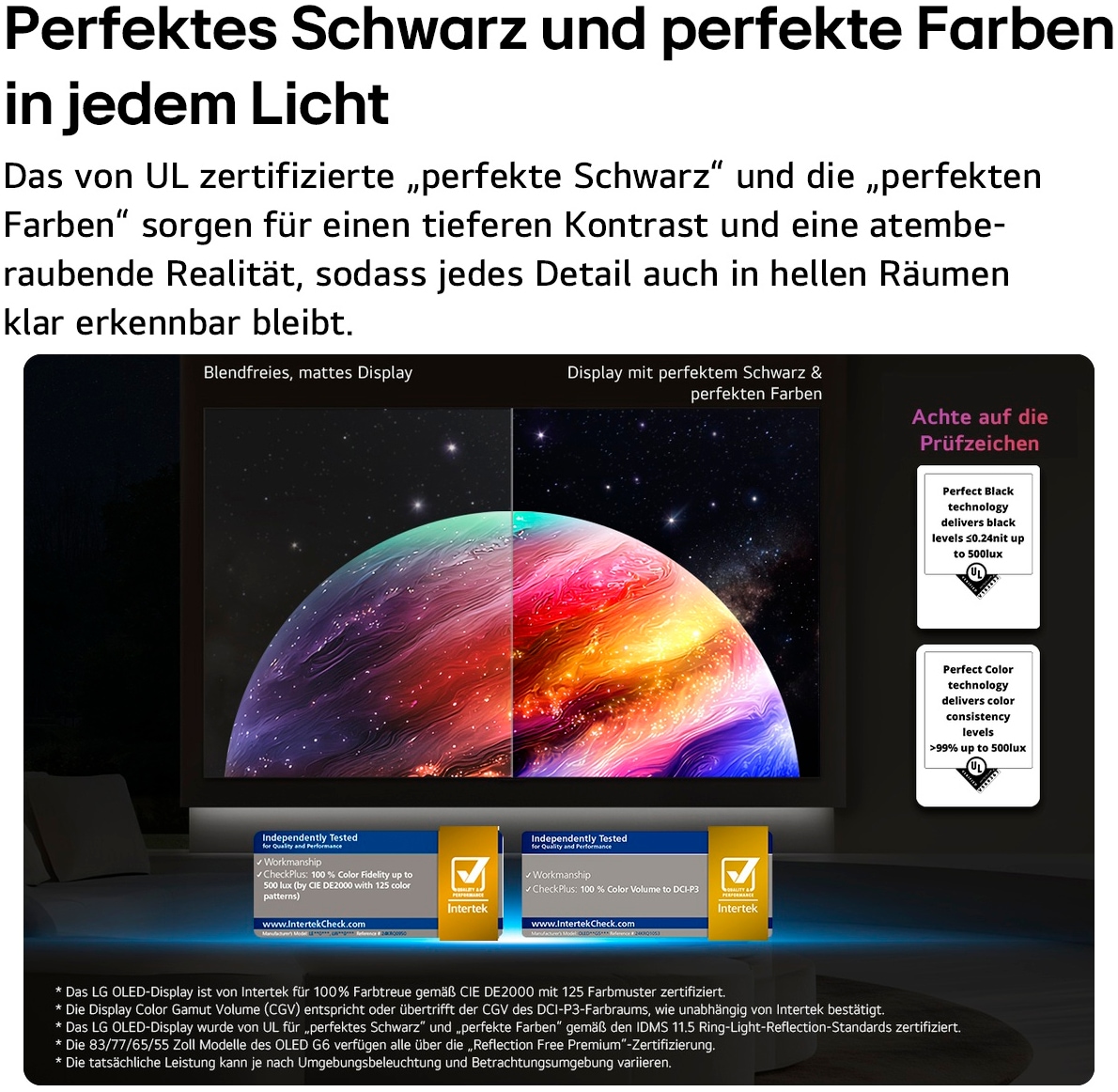 LG OLED-Fernseher »OLED65G67LW« 164 cm/65 ″ Smart-TV