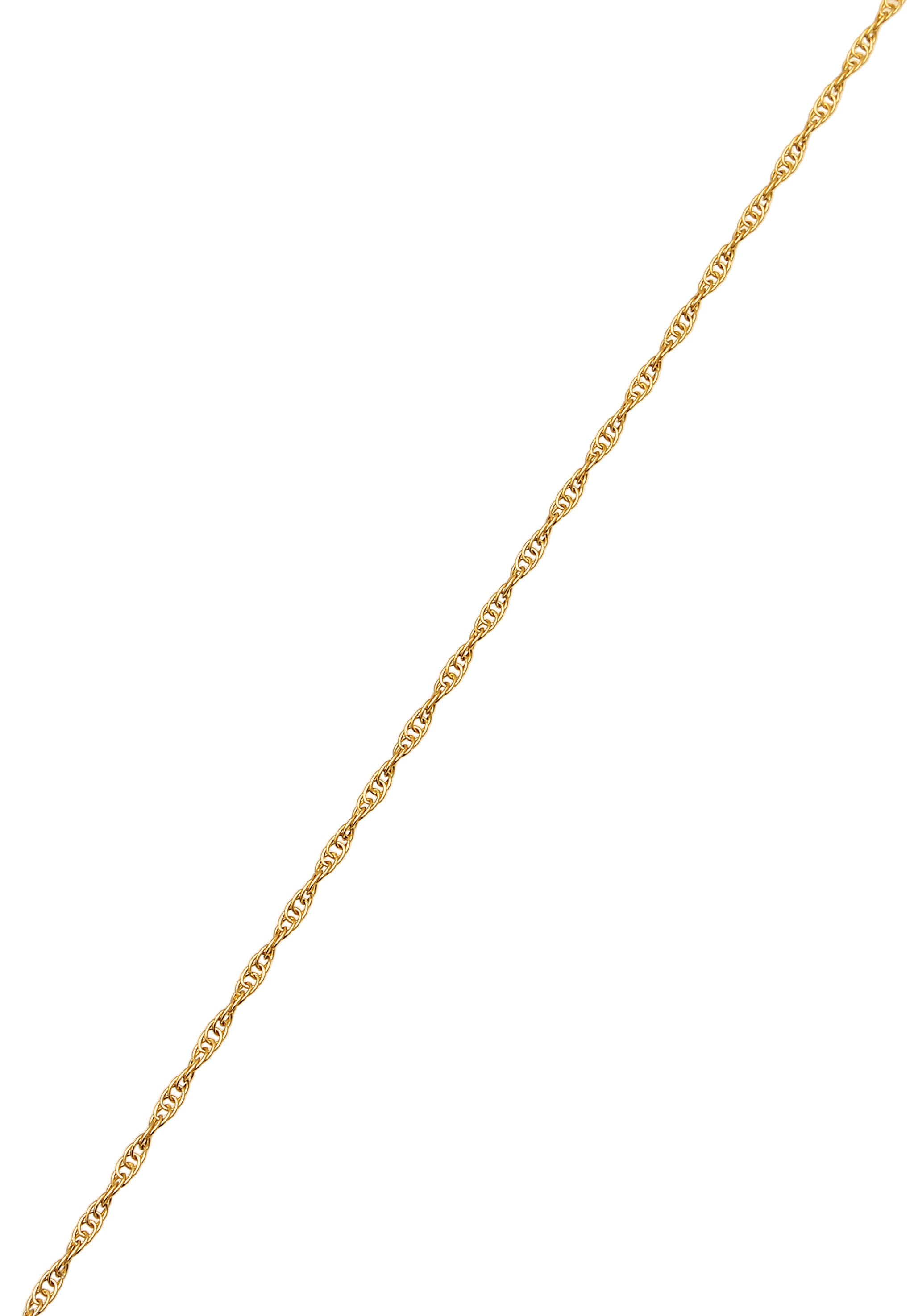 Kuzzoi Silberkette »Halskette Basic Gliederkette Gedreht 925 Sterling Silber«