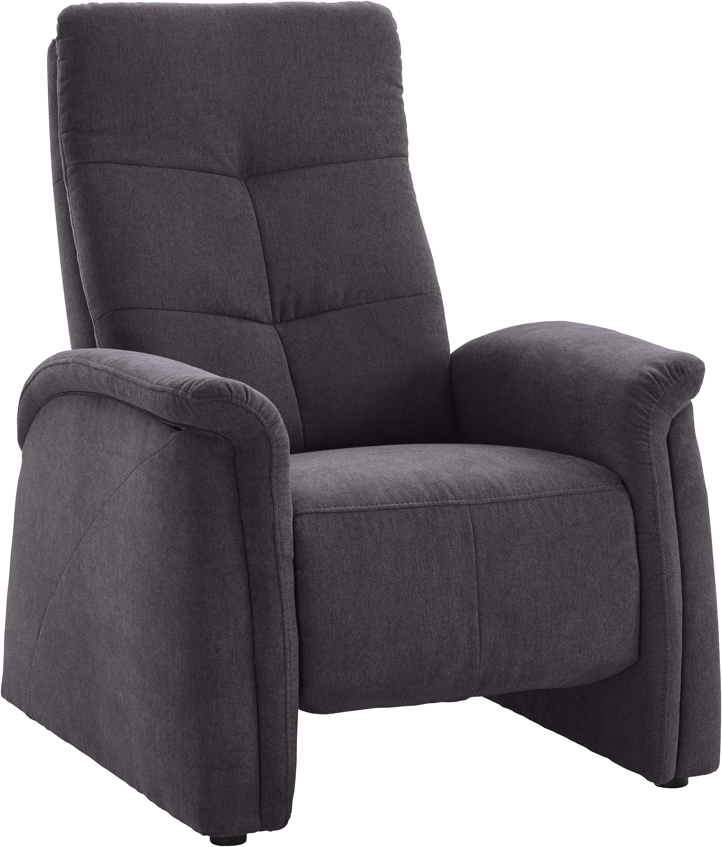 exxpo - sofa fashion Sessel "Tivoli, Hochlehnsessel, Relaxsessel, Kinosessel, bequem" mit Relaxfunktion, schmale Armlehnen
