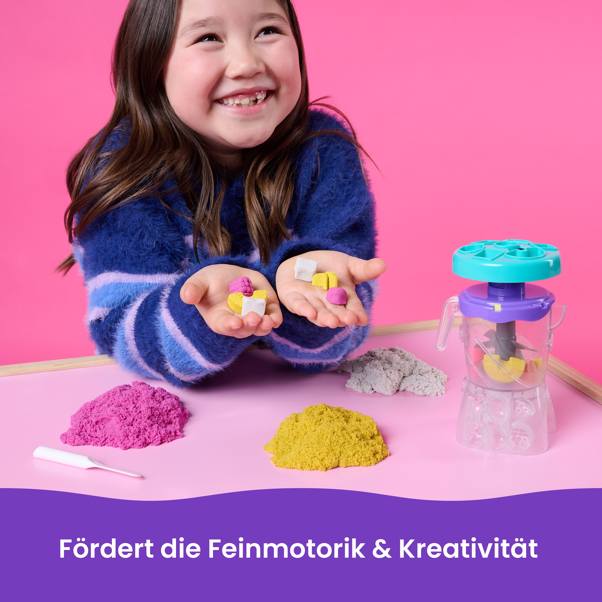 Spin Master Kreativset »Kinetic Sand - Smoothie Mixer Spielset«