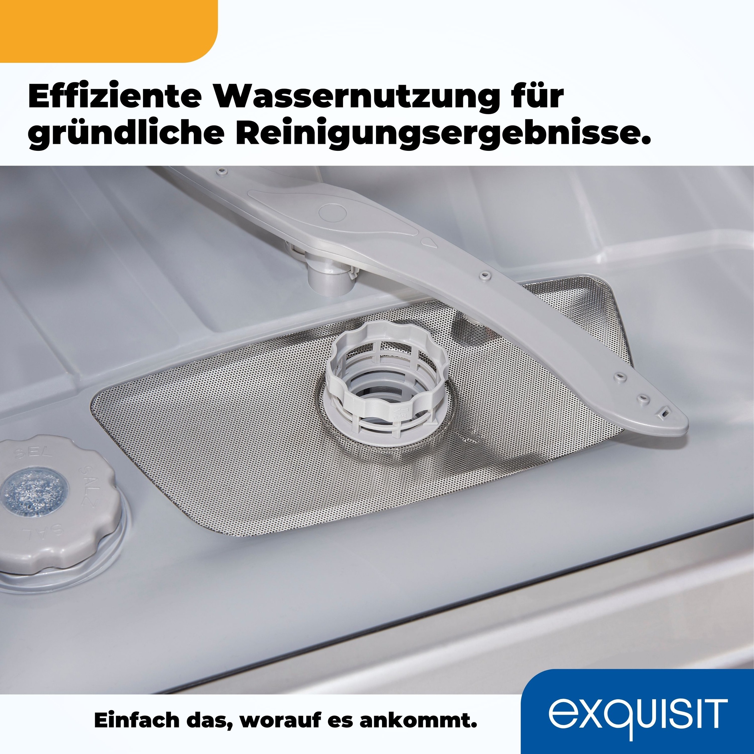 exquisit vollintegrierbarer Geschirrspüler »EGSP6012-E-030E silber«, 12 Maßgedecke