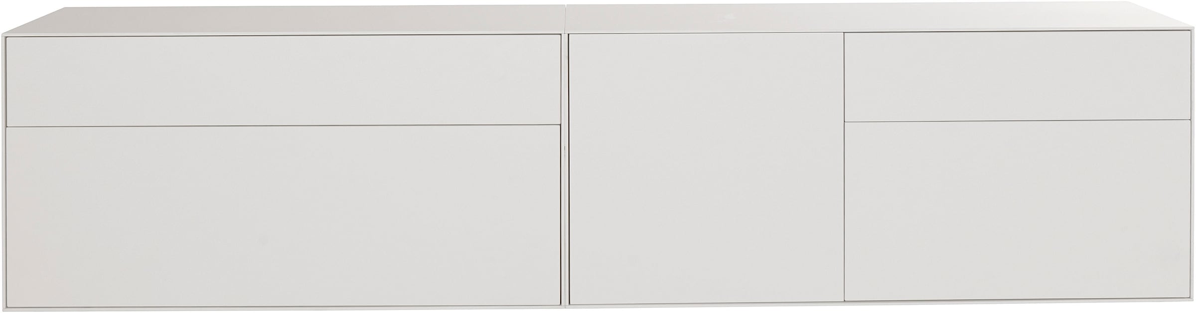 LeGer Home by Lena Gercke Lowboard »Essentials«, (2 St.), Breite: 239cm, MDF lackiert, Push-to-open-Funktion