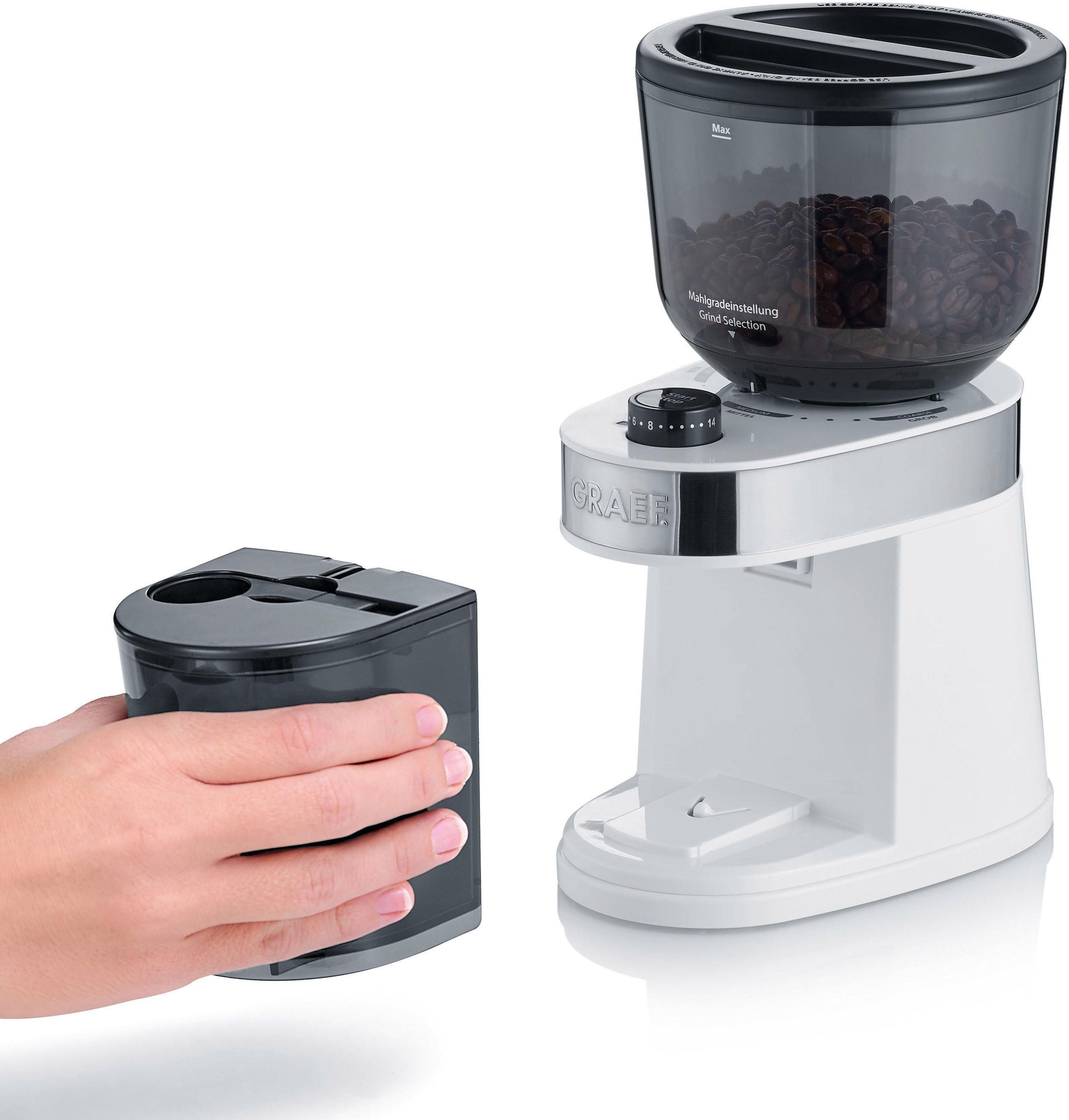 Graef Espressomaschine »"Salita Set"« inkl. Kaffeemühle CM 201 (ES401EUSET), weiß