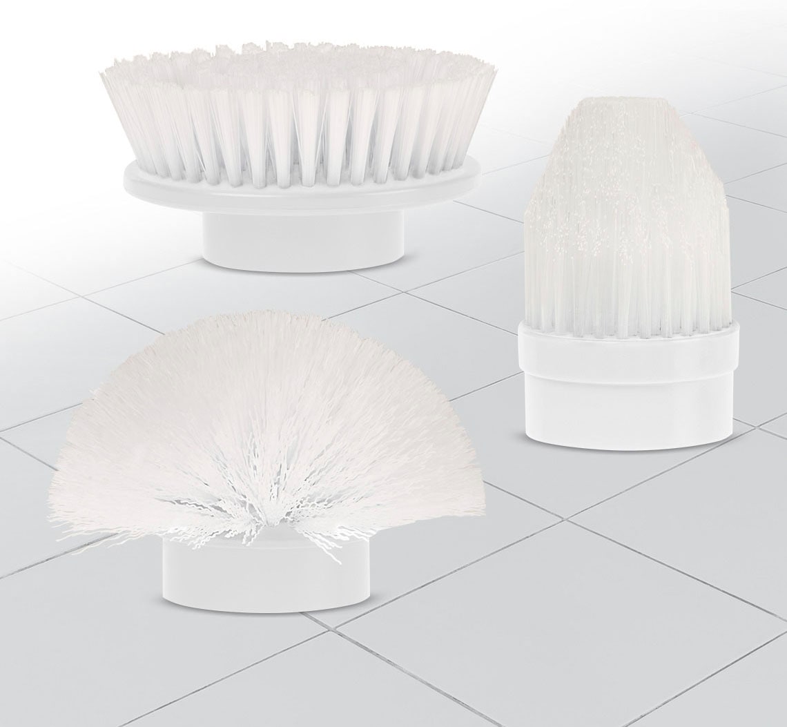 MediaShop Reinigungsbürste »HURRICAN SPIN SCRUBBER«, Set, 3 St., aus Kunststoff