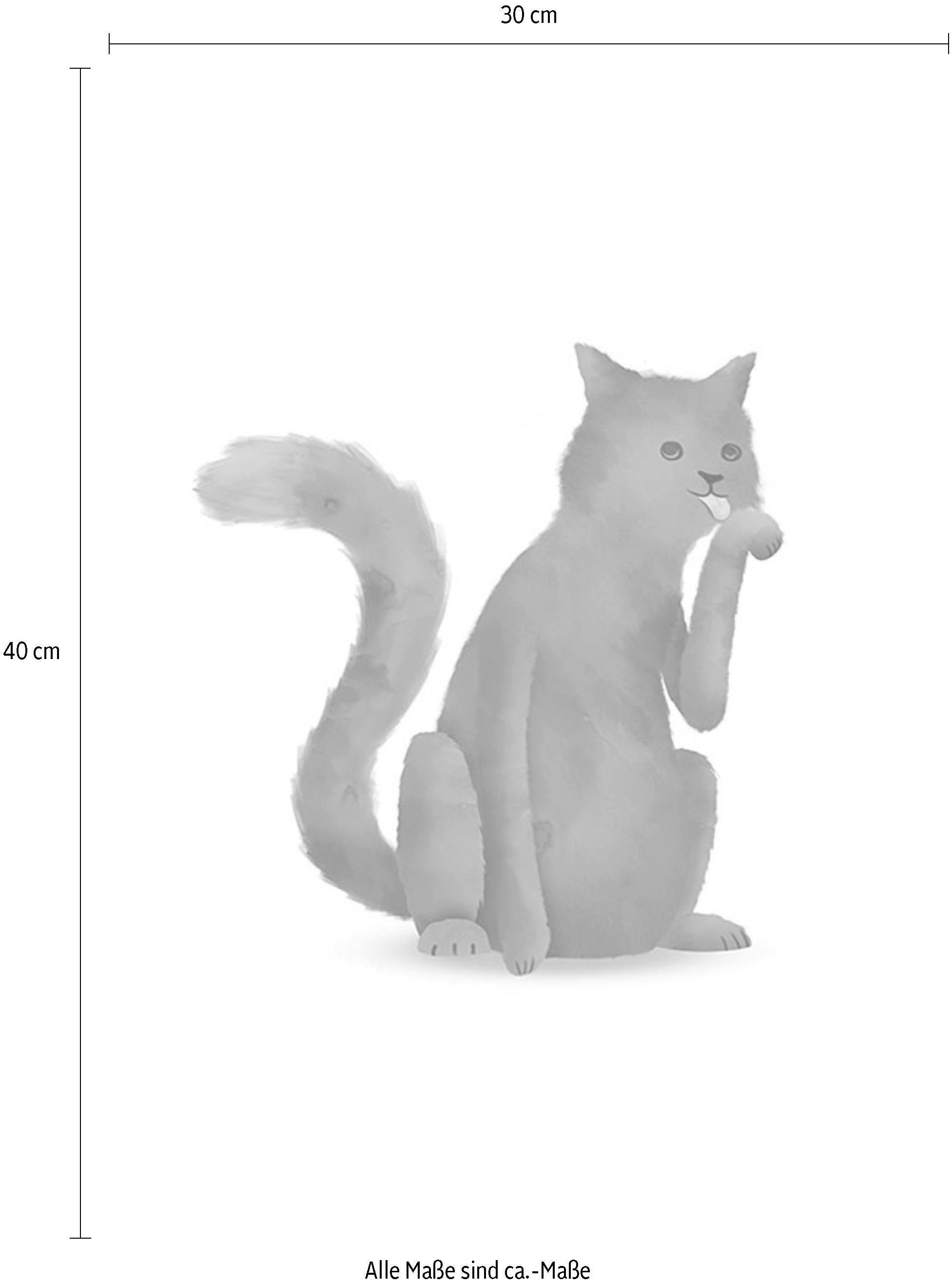 Komar Poster »Cute Animal Cat«, Tiere, (Packung, 1 St., Anzahl Teile 1),  Kinderzimmer, Schlafzimmer, Wohnzimmer online kaufen | mit 3 Jahren XXL  Garantie