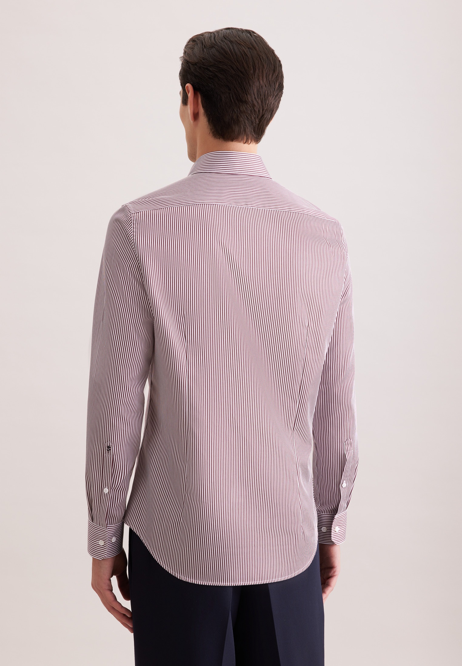 seidensticker Businesshemd »Schwarze Rose« Slim 1/1 Kentkragen Gestreift