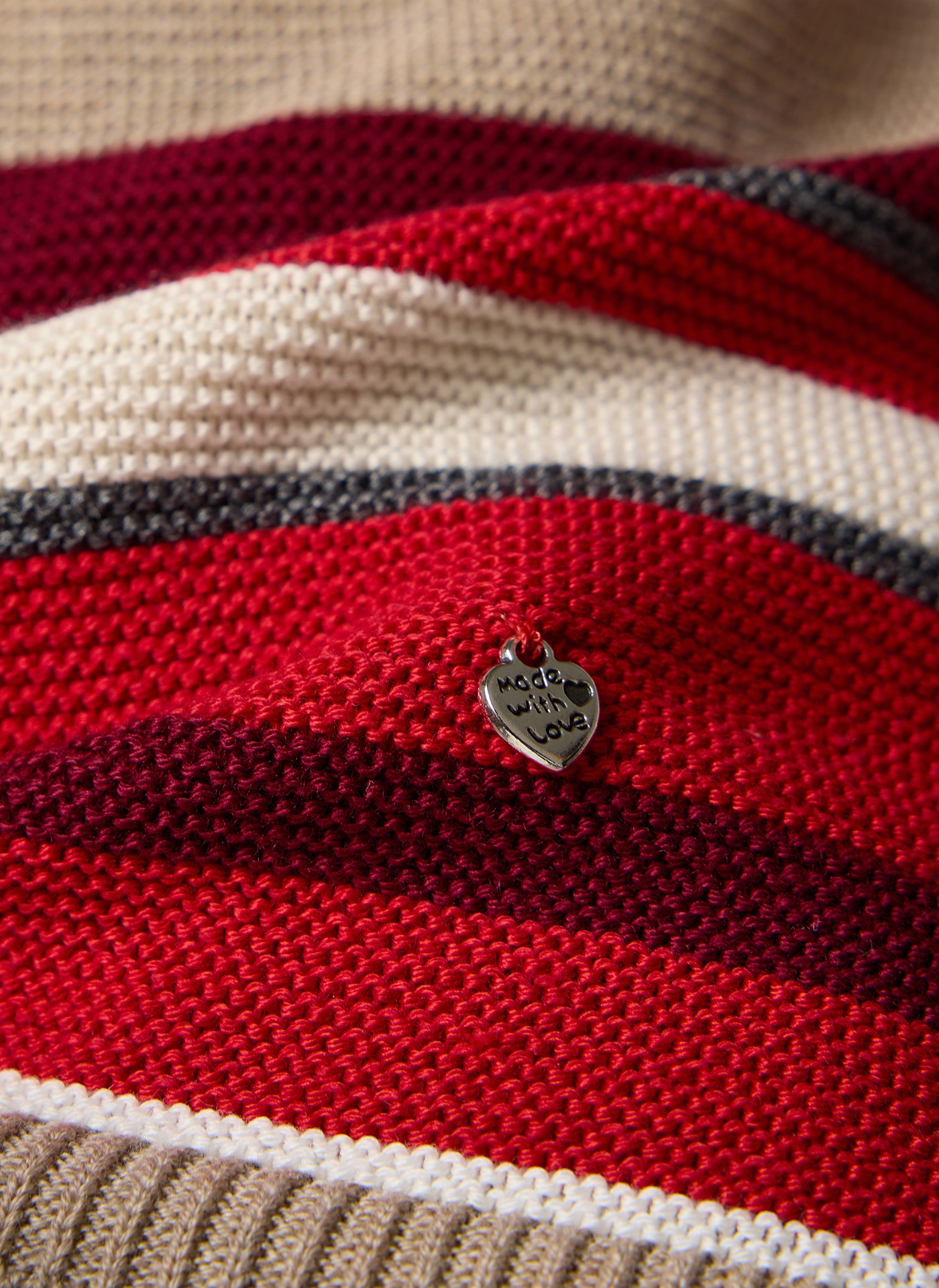 Rabe Strickpullover , im Streifen-Look
