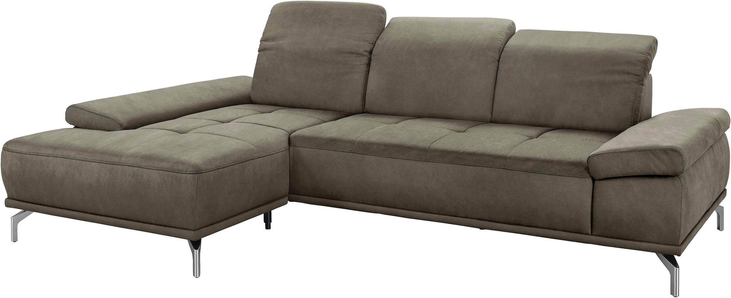 Places of Style Ecksofa »Caluna«, Inkl.Sitztiefenverstellung