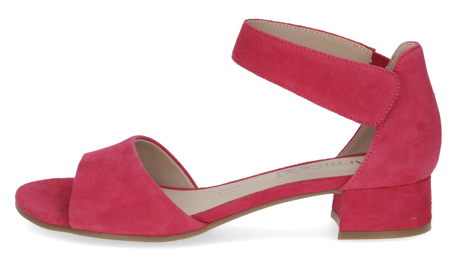 Caprice Sandalette, Blockabsatz, Sommerschuh, Sandale mit praktischem Klettverschluss