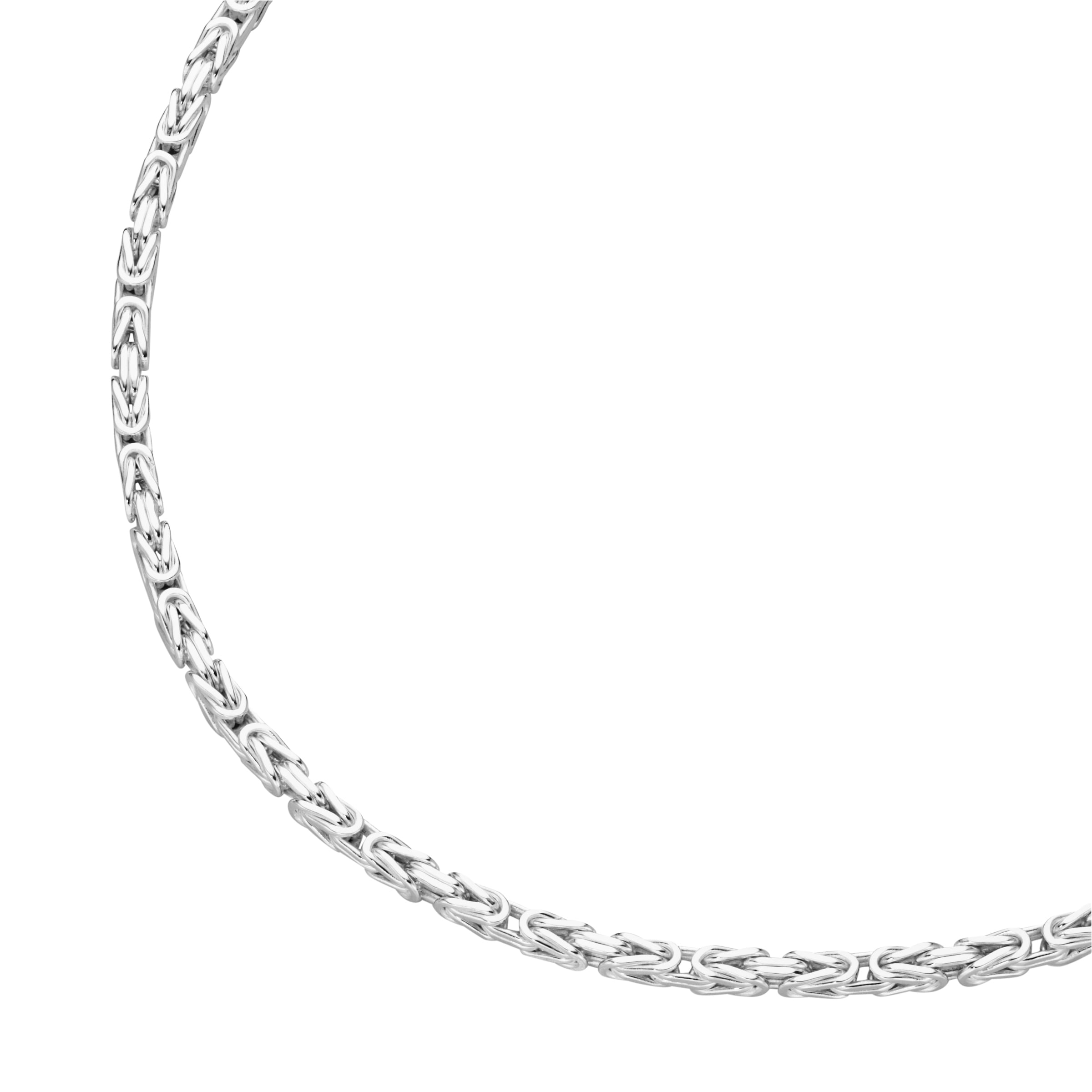 Smart Jewel Königskette »Kette Königskette massiv, Silber 925«