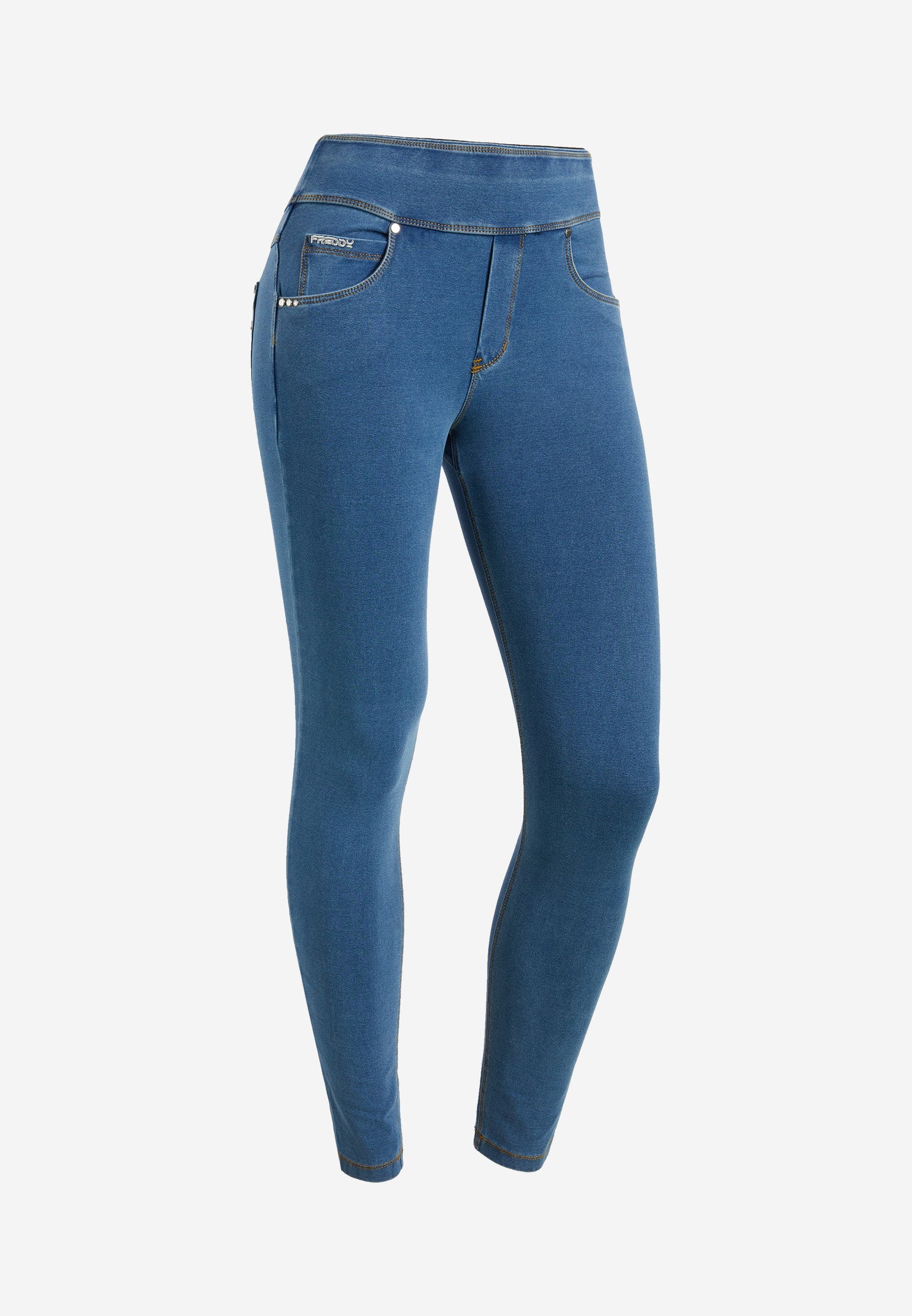 Freddy Shapingleggings »NOW SKINNY  YOGA«  mit Lifting & Shaping Effekt und Umschlagbund