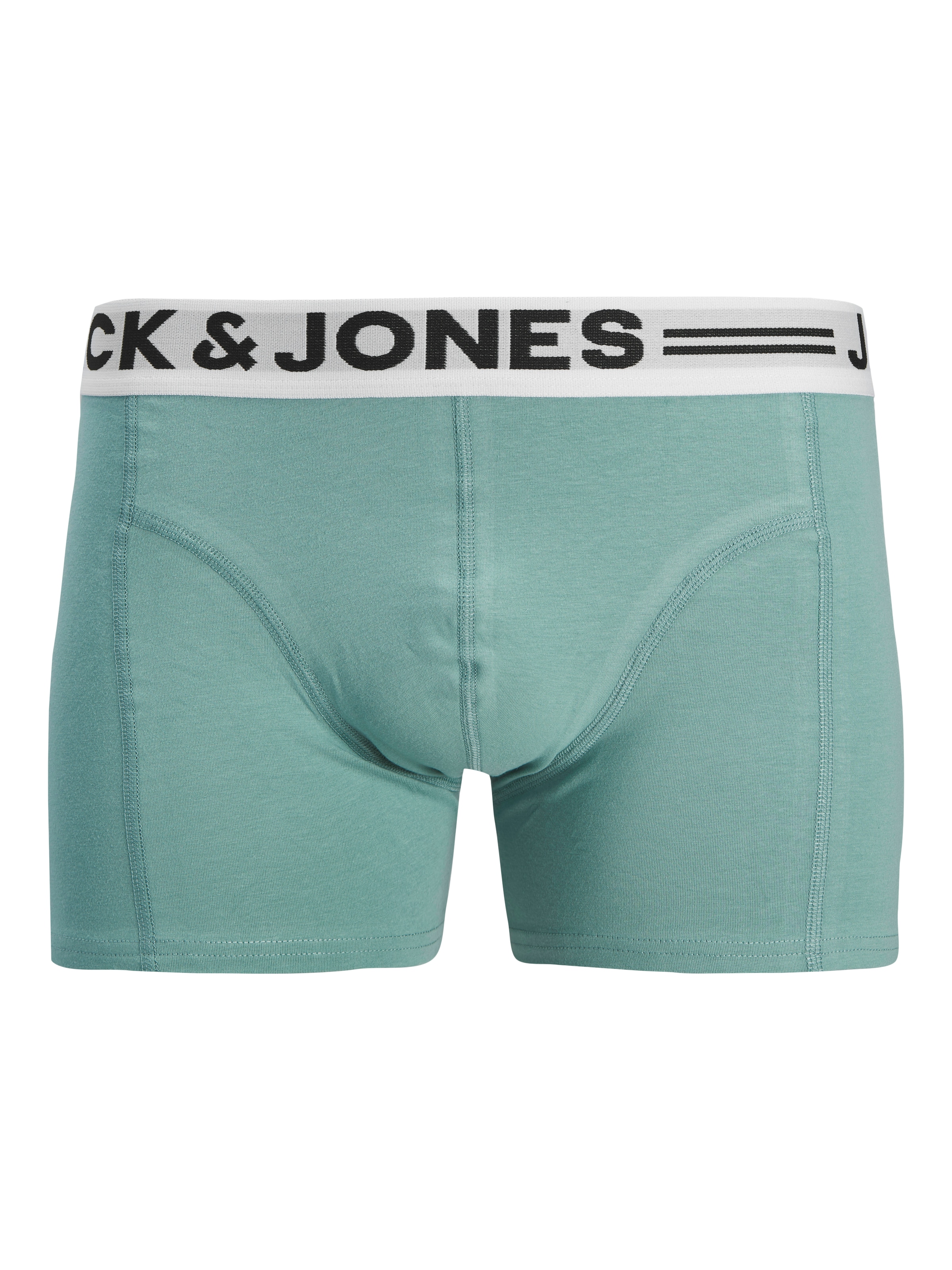 Jack & Jones Boxer »Sense Trunks« Packung, 3er-Pack, 3 Stk. Baumwollmischung, elastisches Bündchen