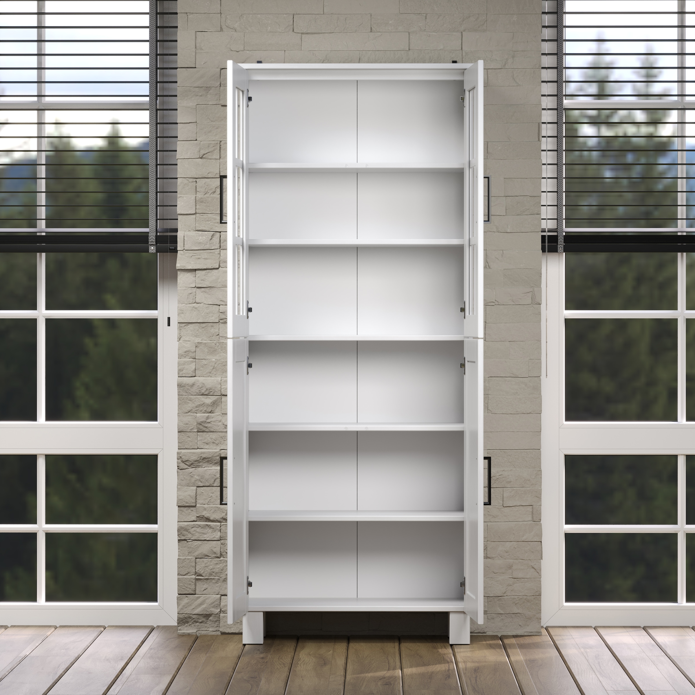 welltime Hochschrank »Ulea«, (1 St.), Breiter Badschrank aus Massivholz - Maße (B/T/H) 70/30/170 cm