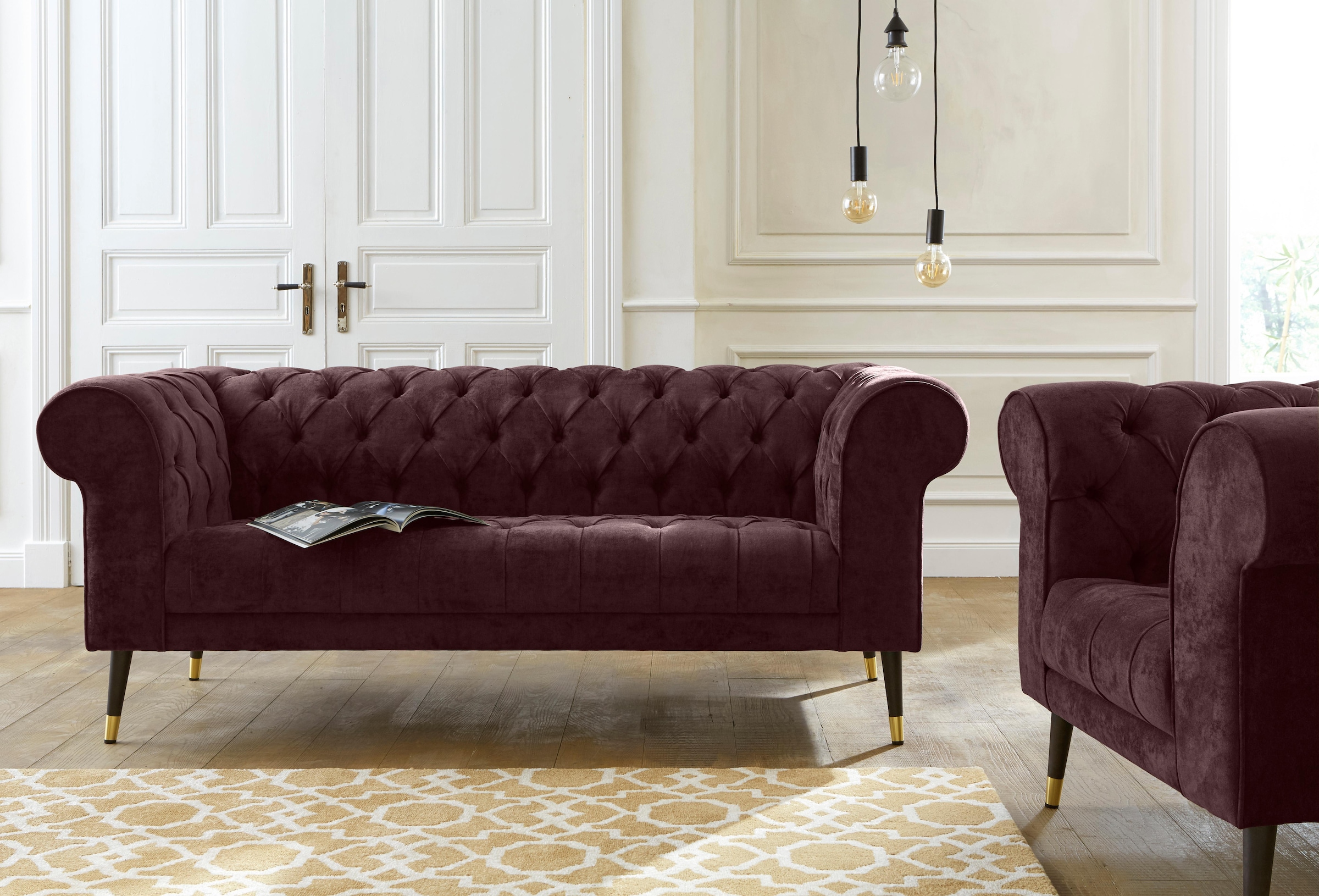 Guido Maria Kretschmer Home&Living Chesterfield-Sofa »Tinnum«