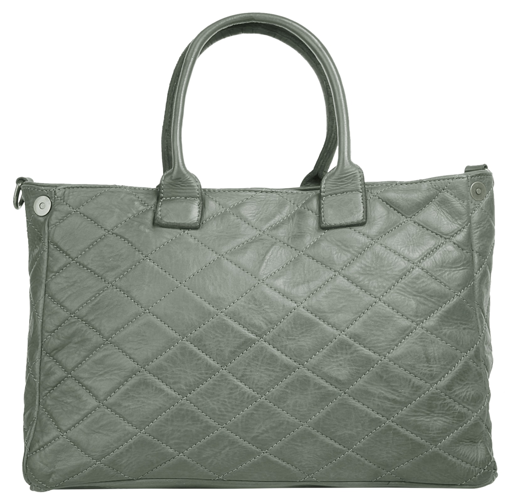 Samantha Look Henkeltasche, echt Leder, Made in Italy