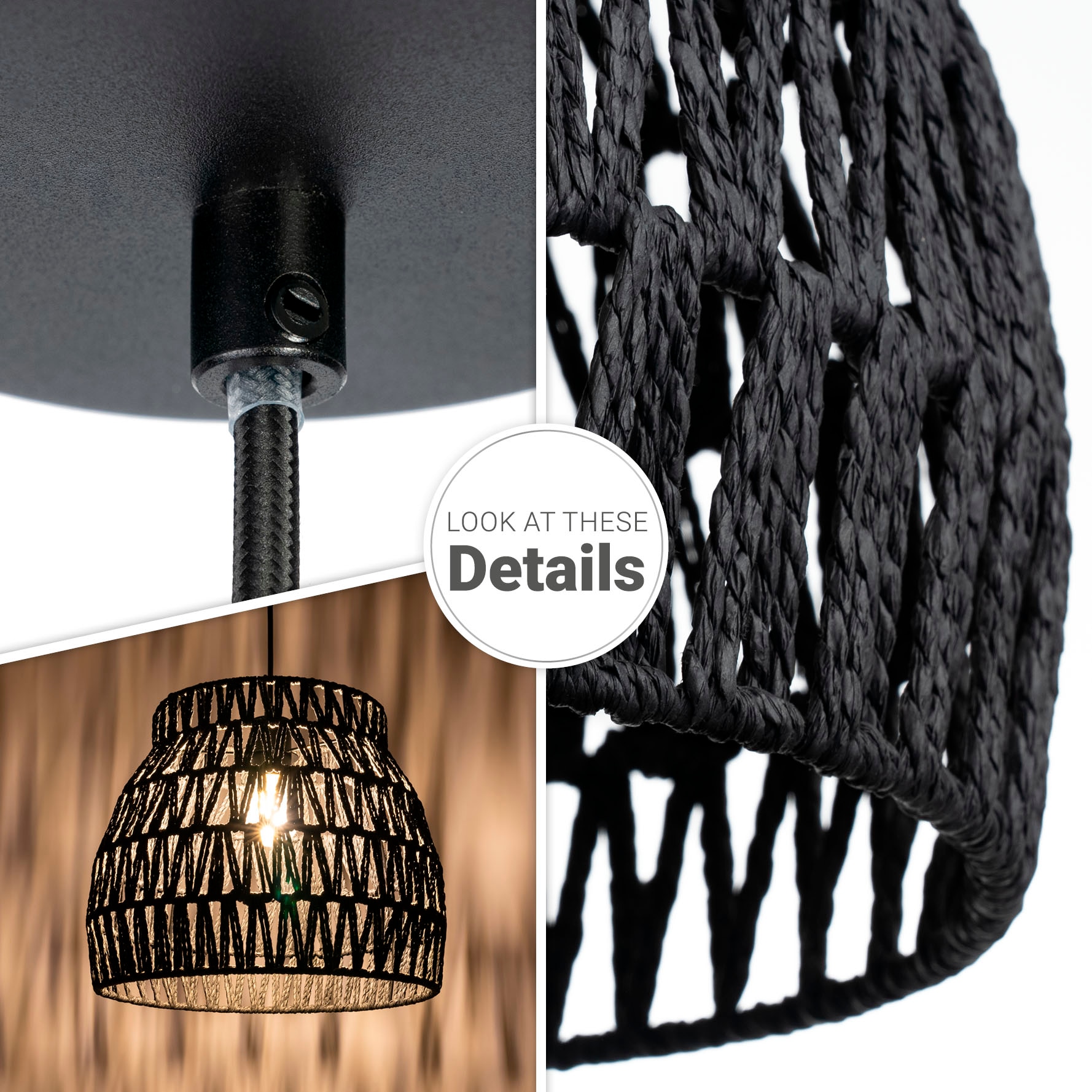 Paco Home Pendelleuchte »HUGO PD1« E27