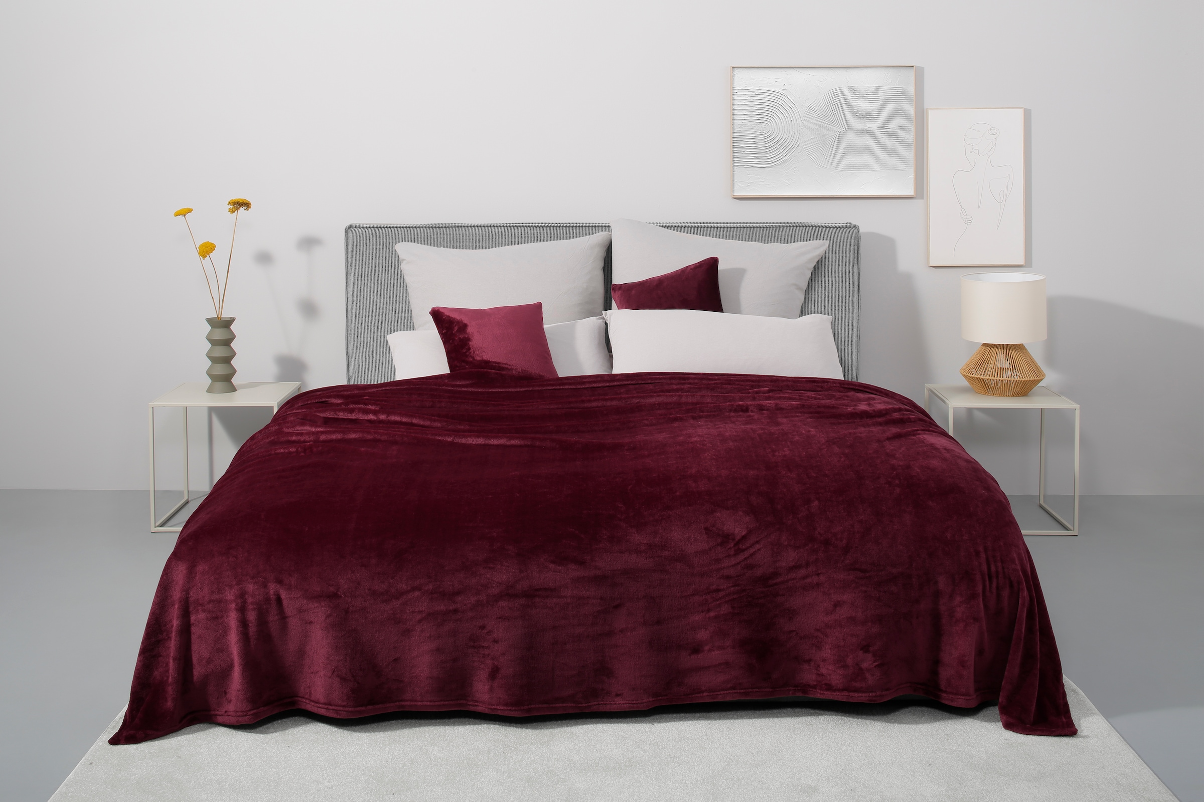 OTTO home Tagesdecke "Desner3" Soft-Touch-Oberfläche, viele Farben erhältlich, Decke ab 140x210 cm