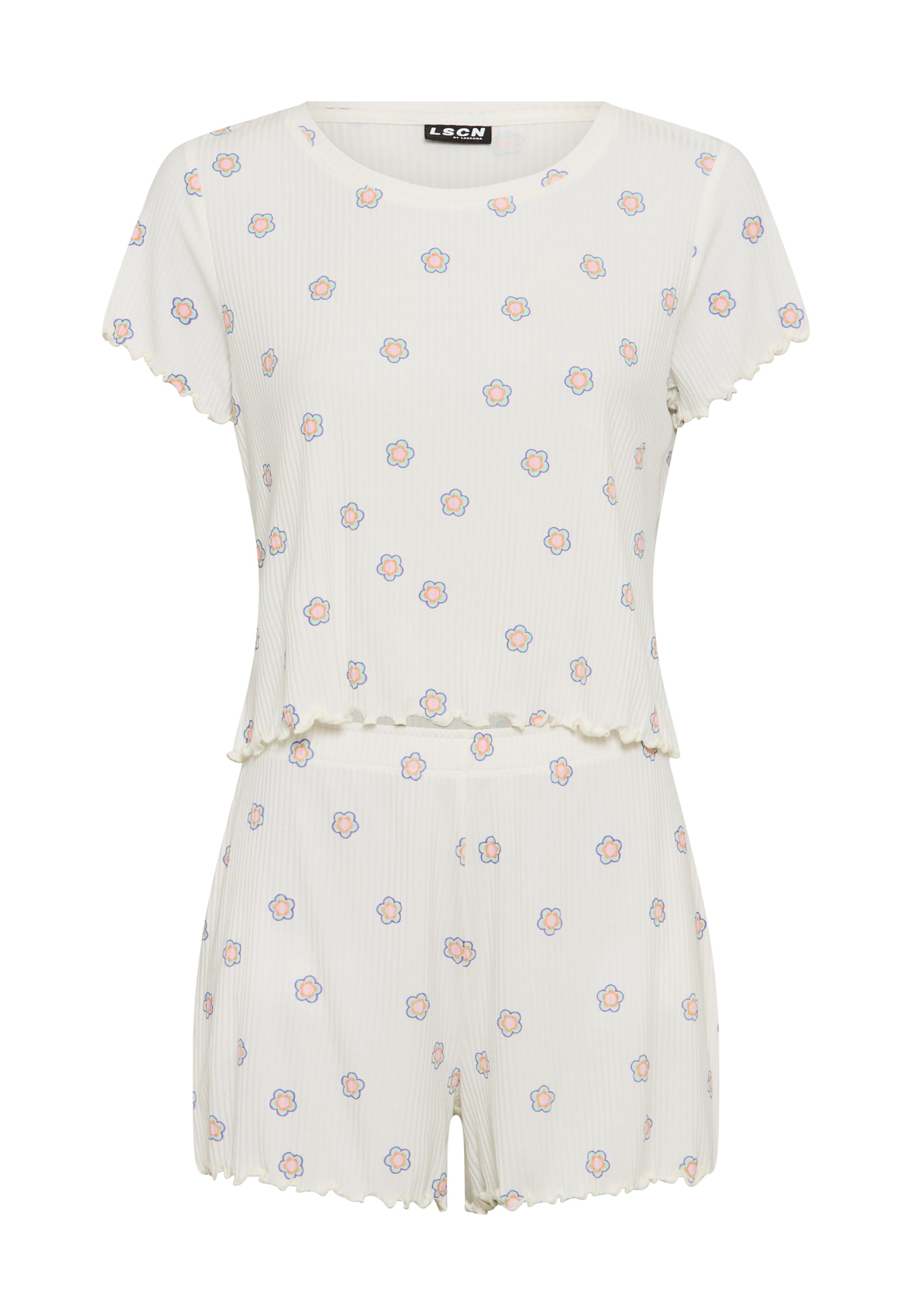 LSCN by LASCANA Shorty Set, 2 tlg. All-over Druck